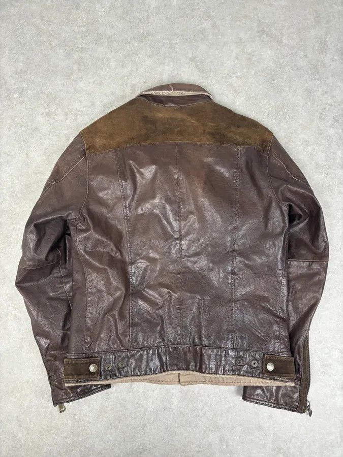 Dolce & Gabbana 2000s Dolce & Gabbana Brown Leather Rodeo Jacket Size US M / EU 48-50 / 2 - 5 Thumbnail