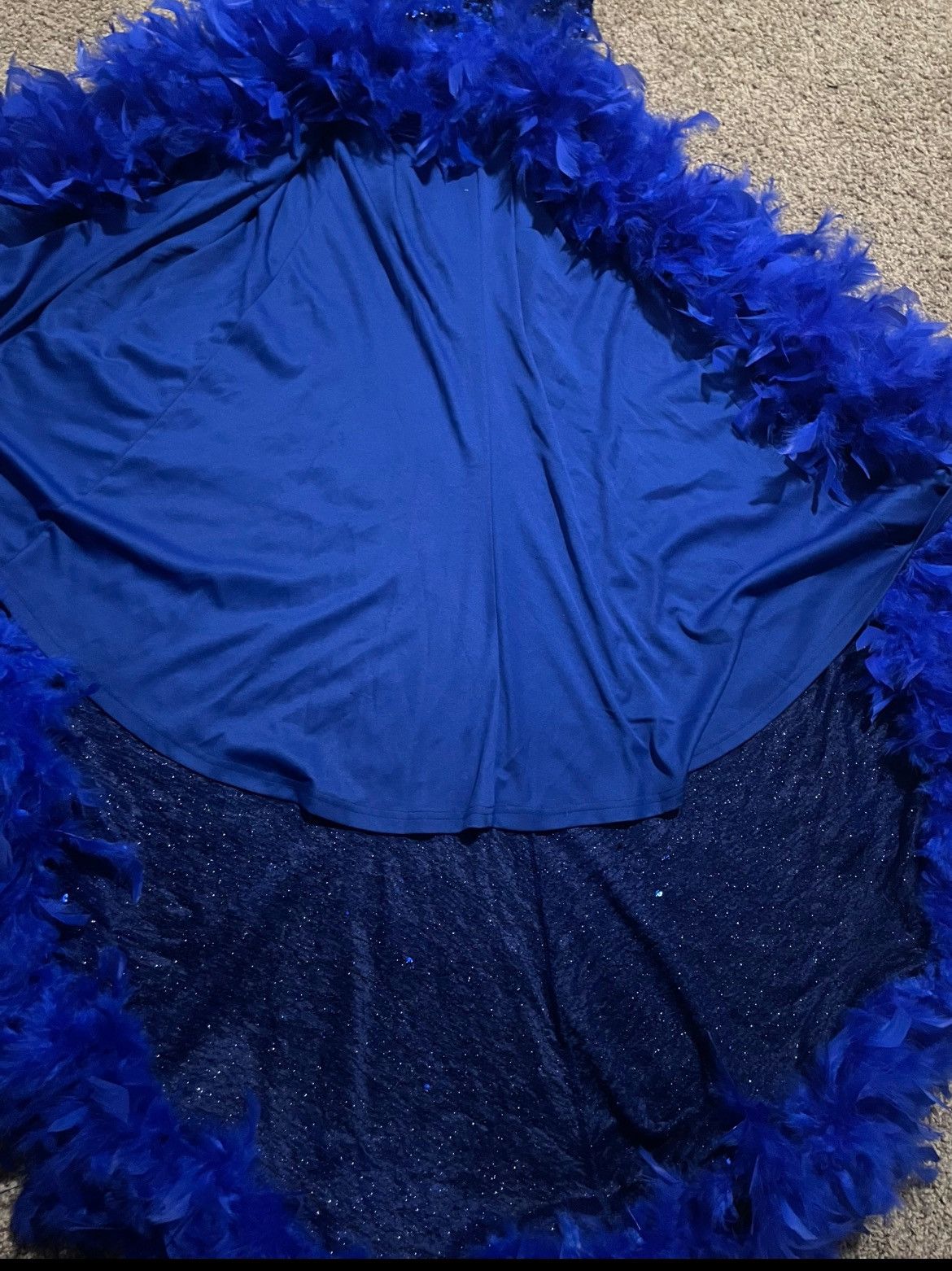 Other Blue Custom Prom dress Size XS / US 0-2 / IT 36-38 - 3 Thumbnail
