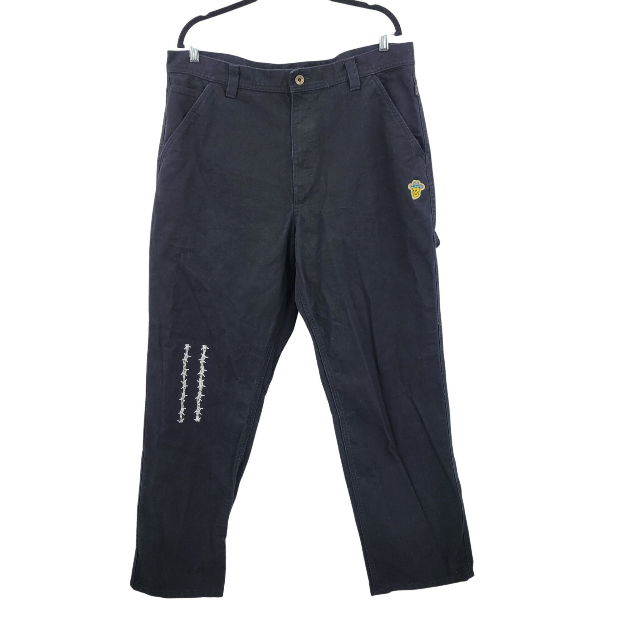 Vans Elijah Berle Mens Loose Fit Skateboarding Pants Blk Sz 38 Ca Size US 38 / EU 54 - 14 Thumbnail