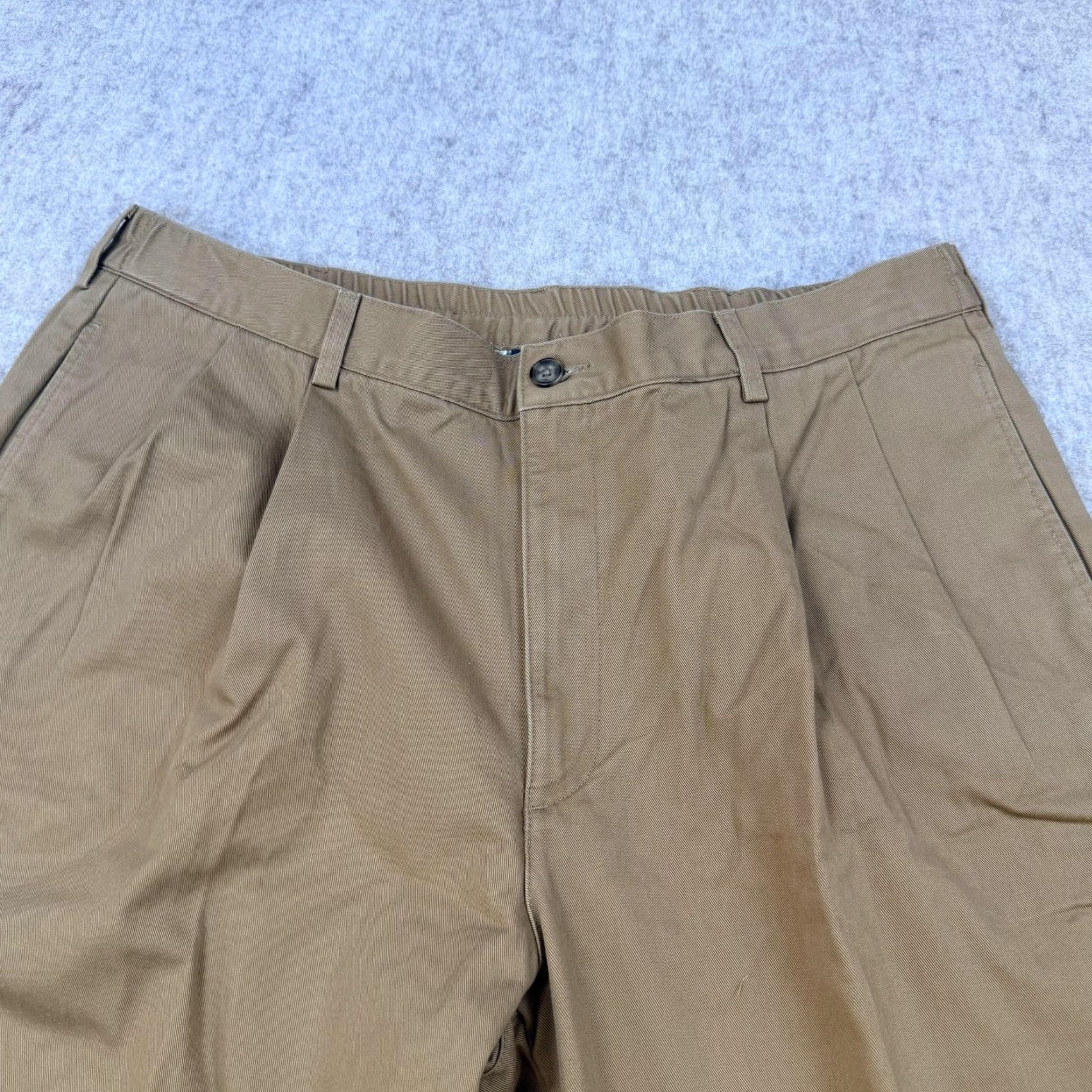 Vintage **L.L.Bean Mens Comfort Waist Pants 40x32 Brown Chino** User: L.L.Bean Mens Comfort Waist Pants 40x32 Brown Chino Size US 40 / EU 56 - 4 Thumbnail