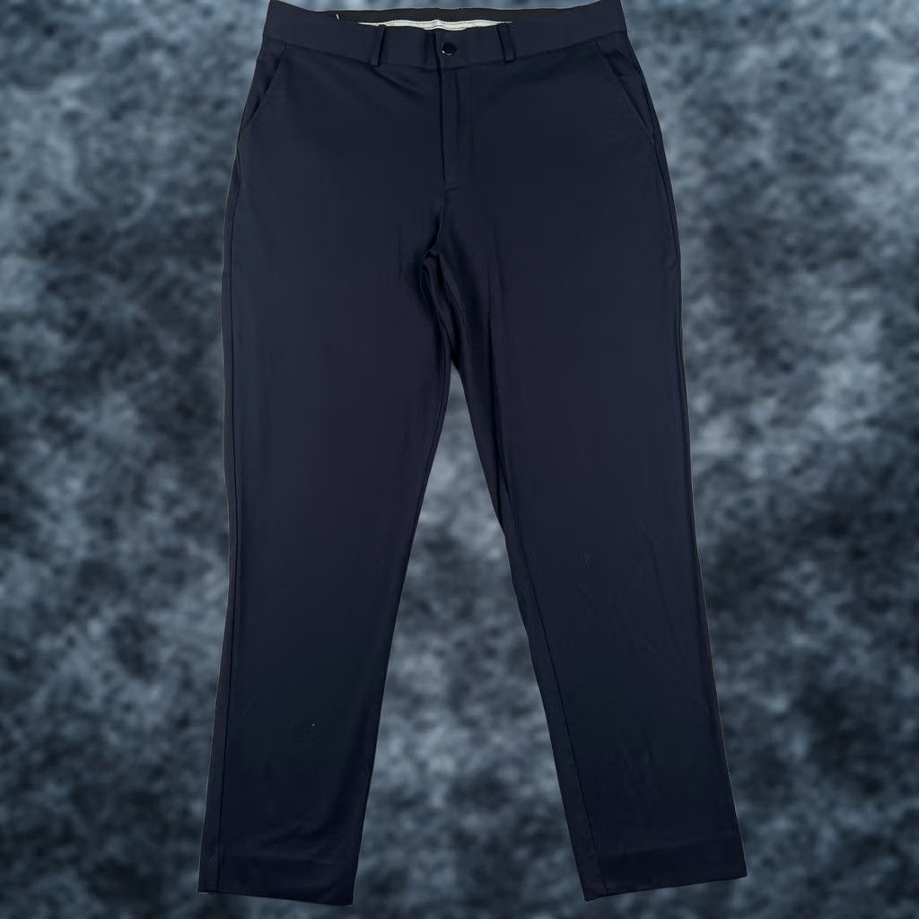 Vintage State & Liberty Pants Mens 34x30 Blue Slim Fit Stretch Performance Chino Tech Size US 34 / EU 50 - 1 Thumbnail