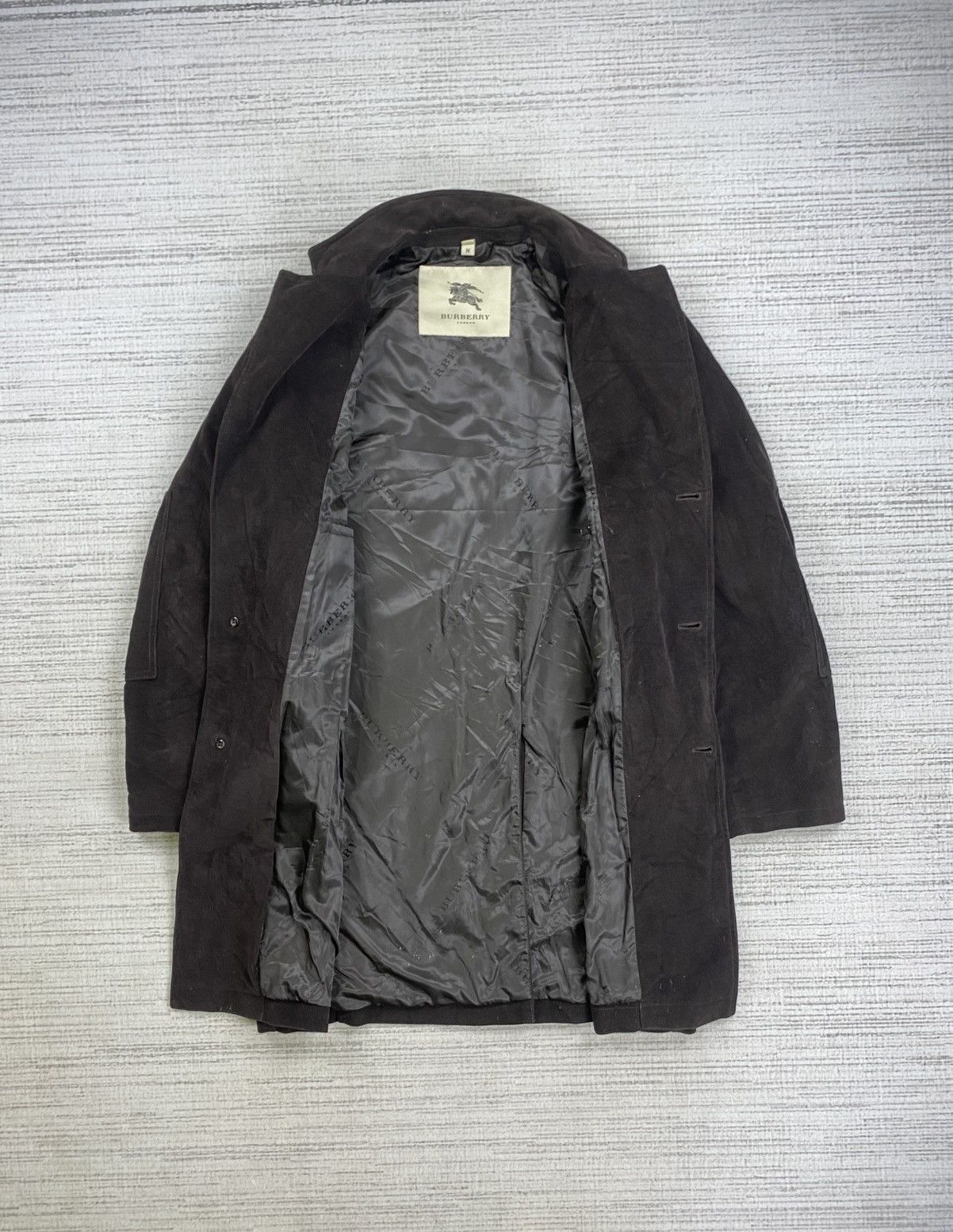 Burberry × Japanese Brand × Vintage Vintage Burberry London Double Colar Wool Trench Coat Jacket Size US M / EU 48-50 / 2 - 7 Thumbnail