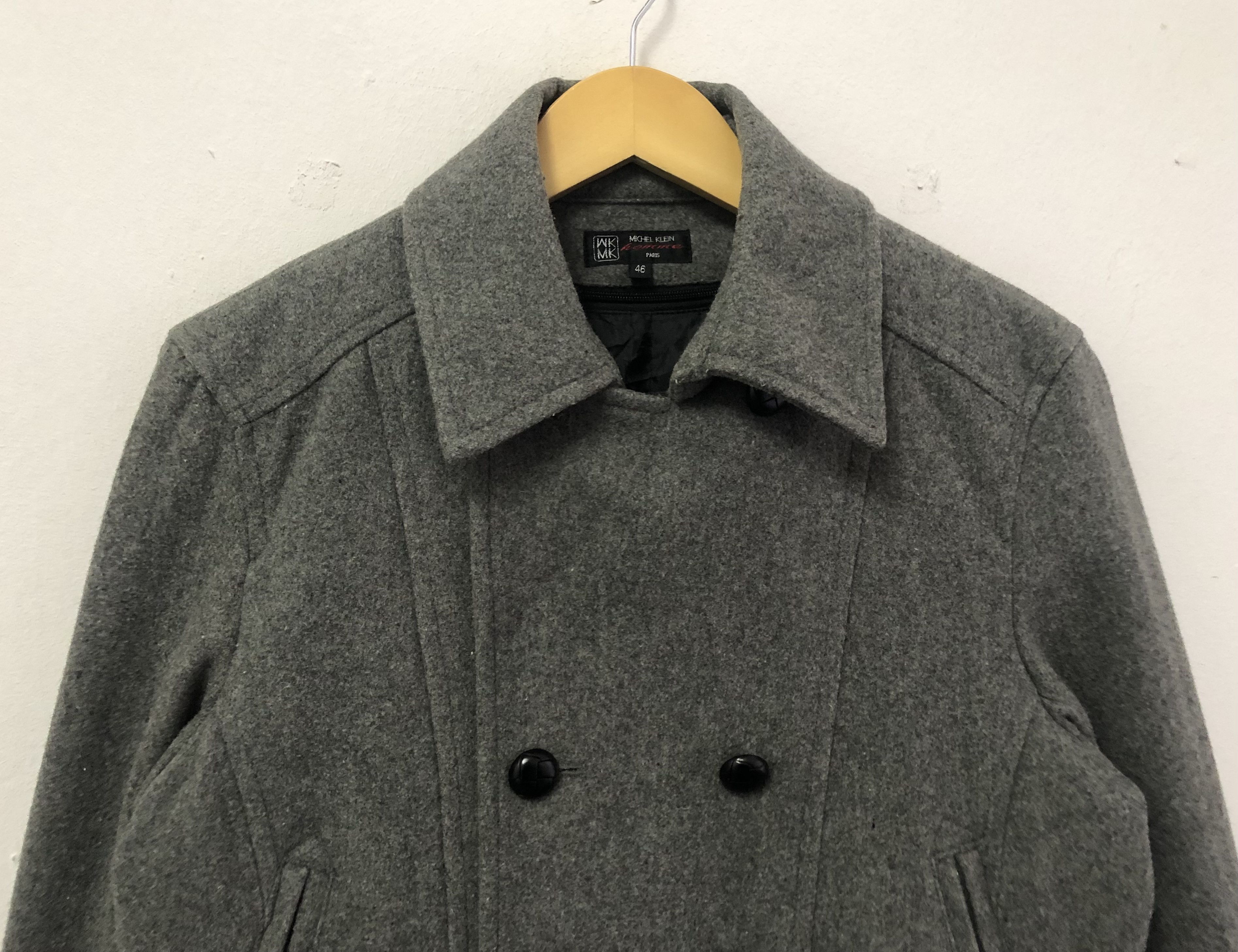 Vintage Michel Klein Wool Double Breast Coat Jacket