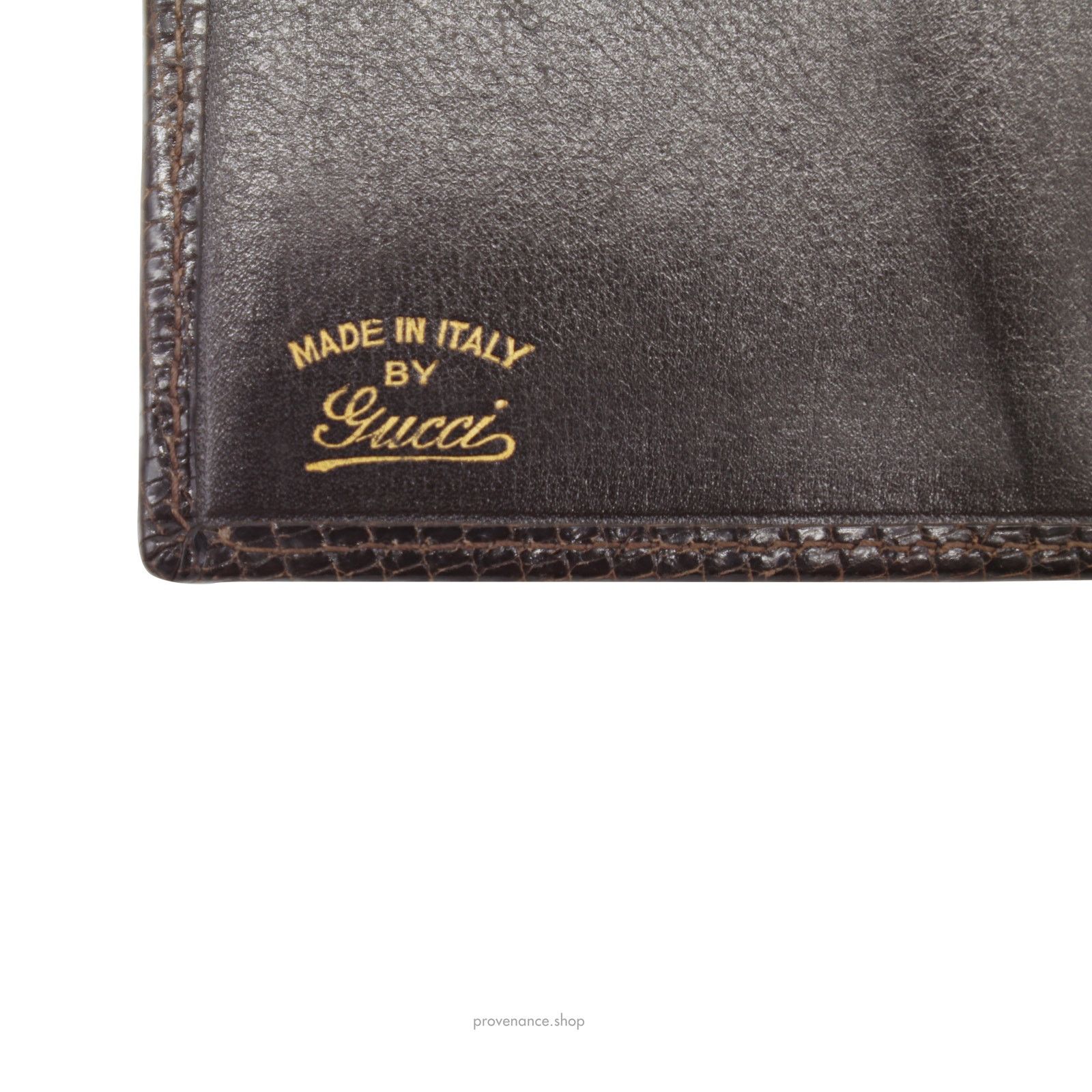 Gucci 🔴 Gucci Long Wallet - Brown Lizard Leather Size ONE SIZE - 6 Thumbnail