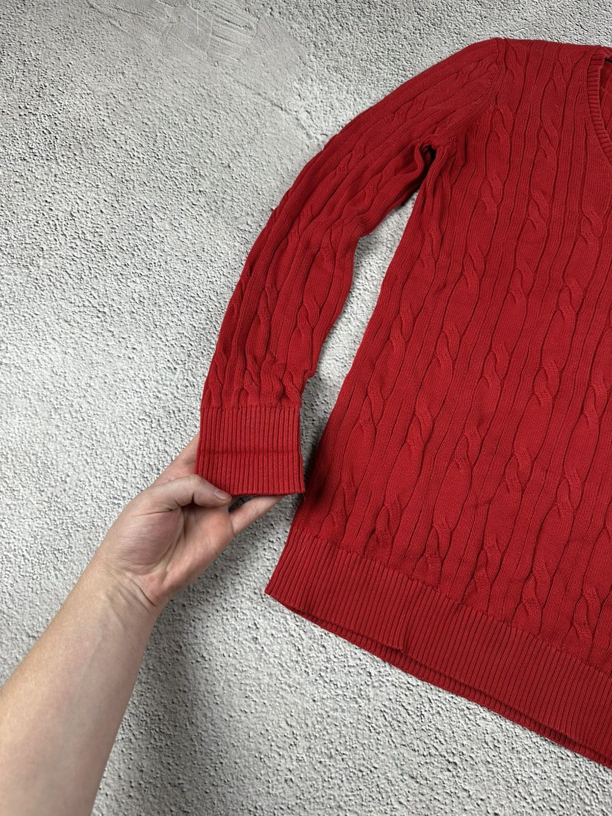 Lacoste Vintage Lacoste Knitwear V-Neck Striped Sweater Old Money Size M / US 6-8 / IT 42-44 - 7 Thumbnail