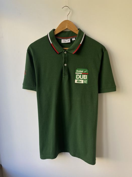 Vintage 🇦🇪 Lacoste Dubai polo t-shirt made in Marocco retro rare hype ...