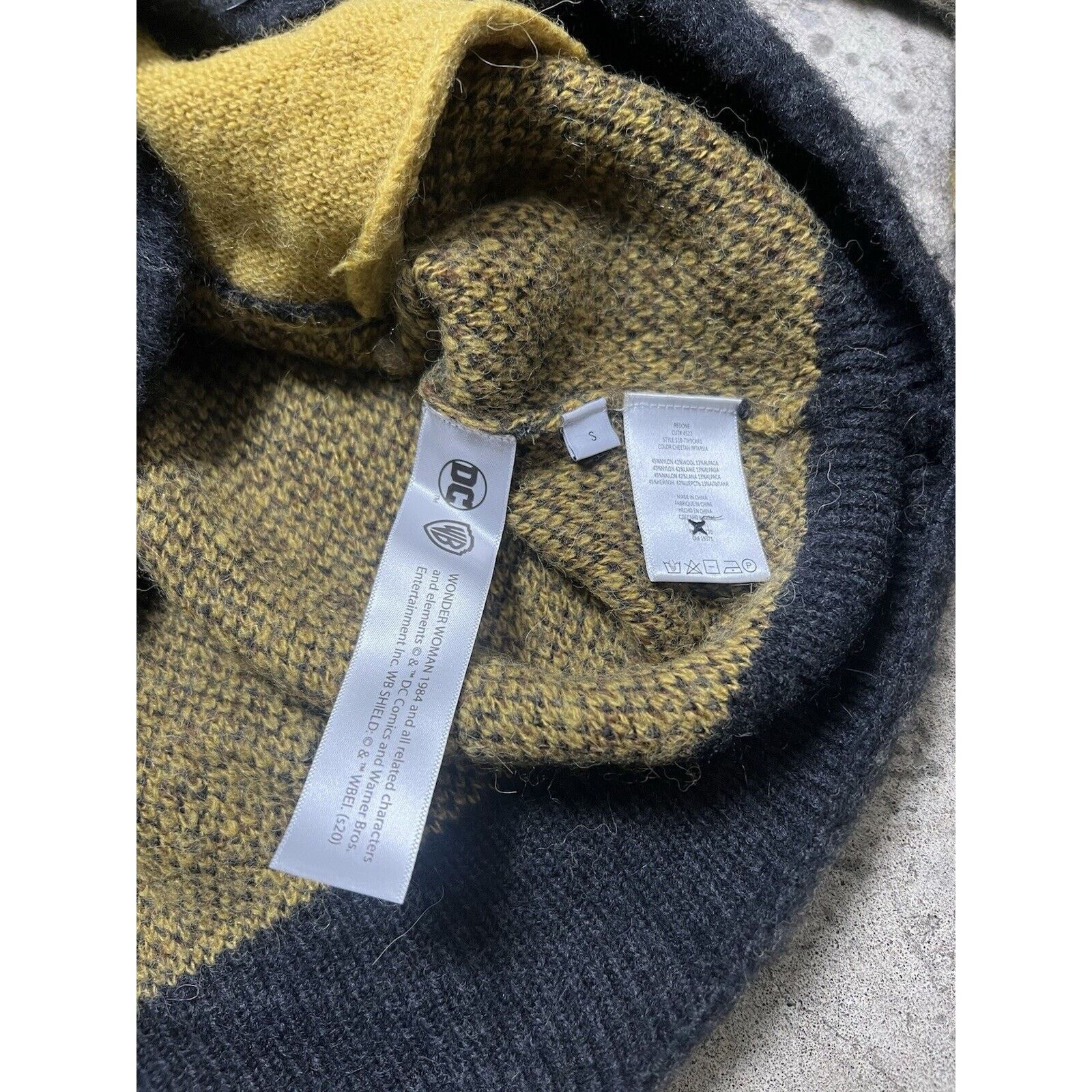 RE/DONE Re/Done 90’s Oversized Cardigan Sweater Color Yell/Blk Size S / US 4 / IT 40 - 7 Thumbnail
