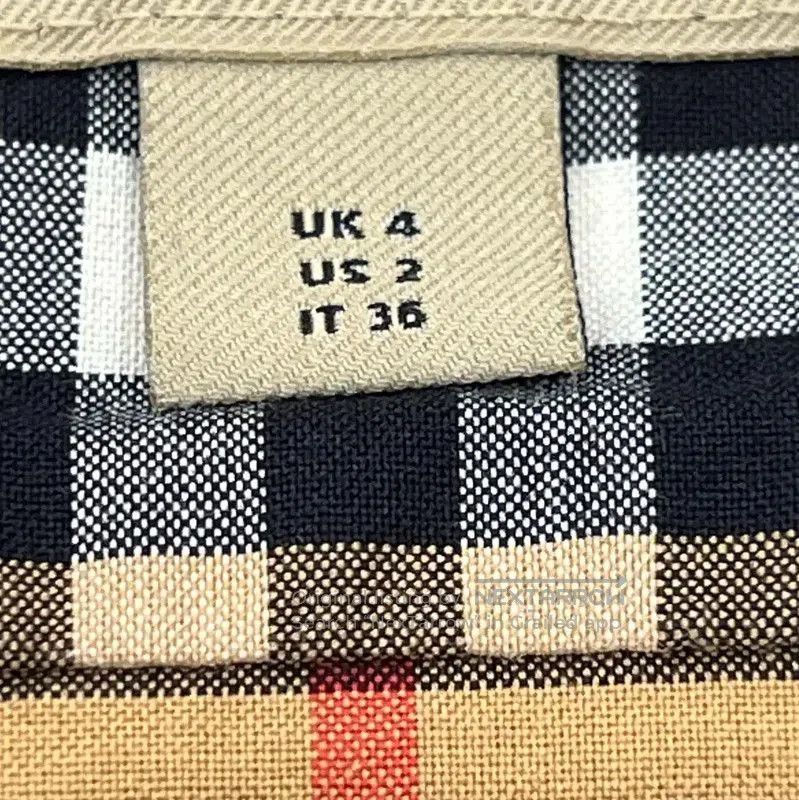 Burberry Burberry XS Long Sleeve Khaki Shirt. Size XS / US 0-2 / IT 36-38 - 6 Thumbnail