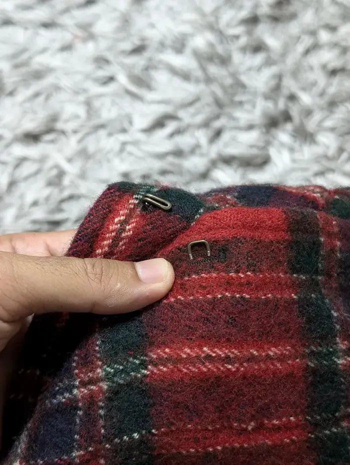 Comme des Garcons 💥FINAL DROP💥A/W 1998 CDG Red Check WoolWinter Size M / US 6-8 / IT 42-44 - 9 Thumbnail