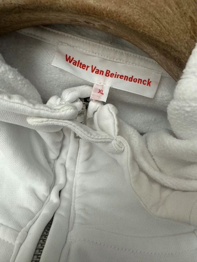 Walter Van Beirendonck walter van beirendonck 22FW show style White zipper hoodie Size US XL / EU 56 / 4 - 3 Thumbnail
