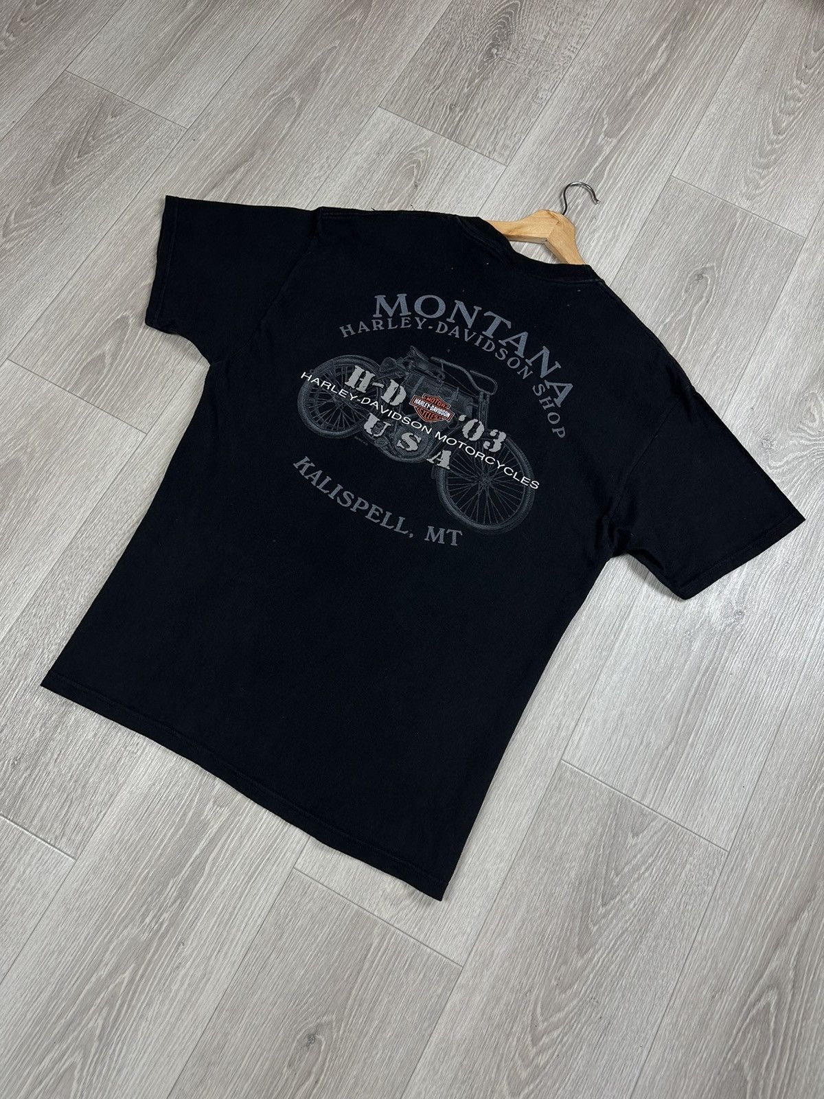 Harley Davidson × Vintage Harley Davidson 100 Years T-Shirt Vintage 2002 Montana Size US L / EU 52-54 / 3 - 7 Thumbnail