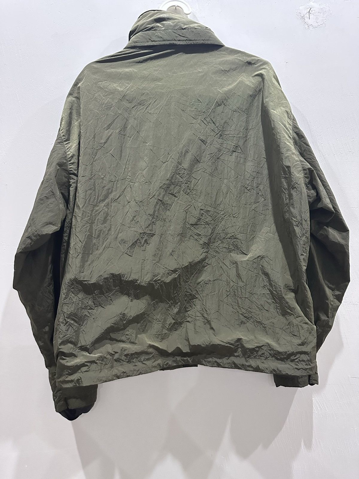 N.Hoolywood Metal Nylon Cropped Bomber Jacket Olive Size US L / EU 52-54 / 3 - 6 Thumbnail