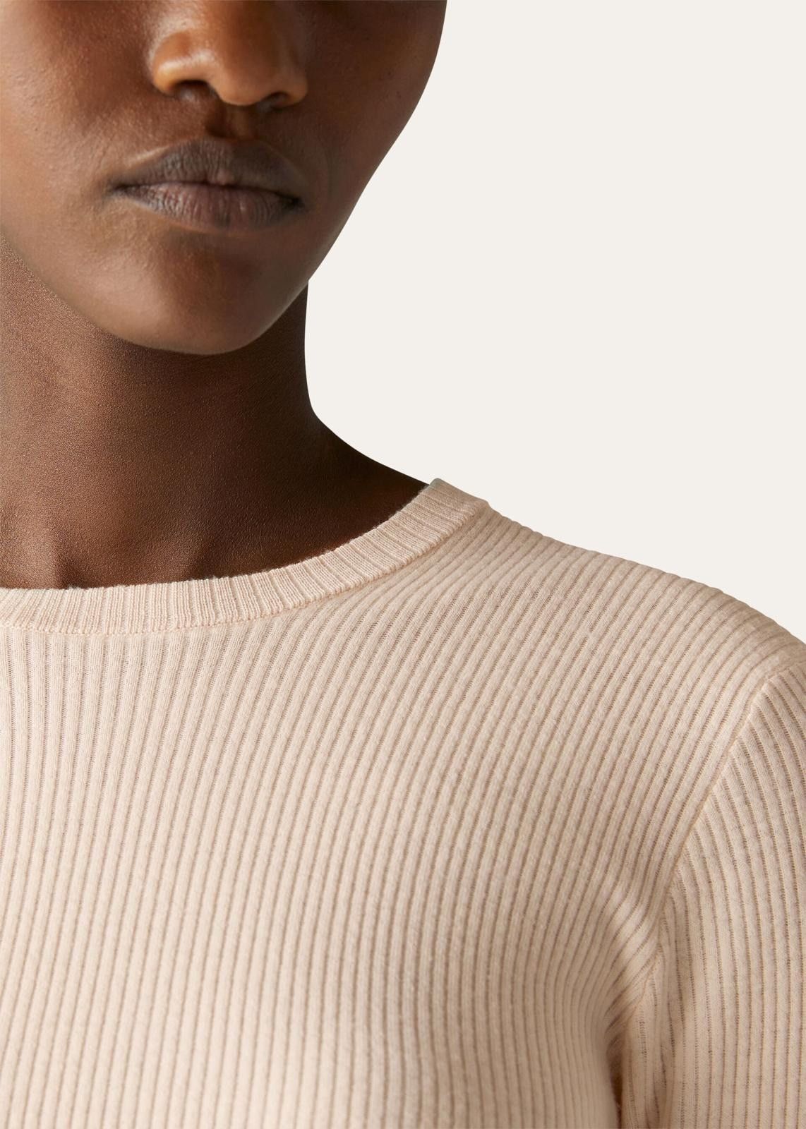 Loro Piana o1srvl11e0824 Taupo Crewneck Sweater in Light Pink Size XXL / US 16-18 / IT 52-54 - 3 Thumbnail