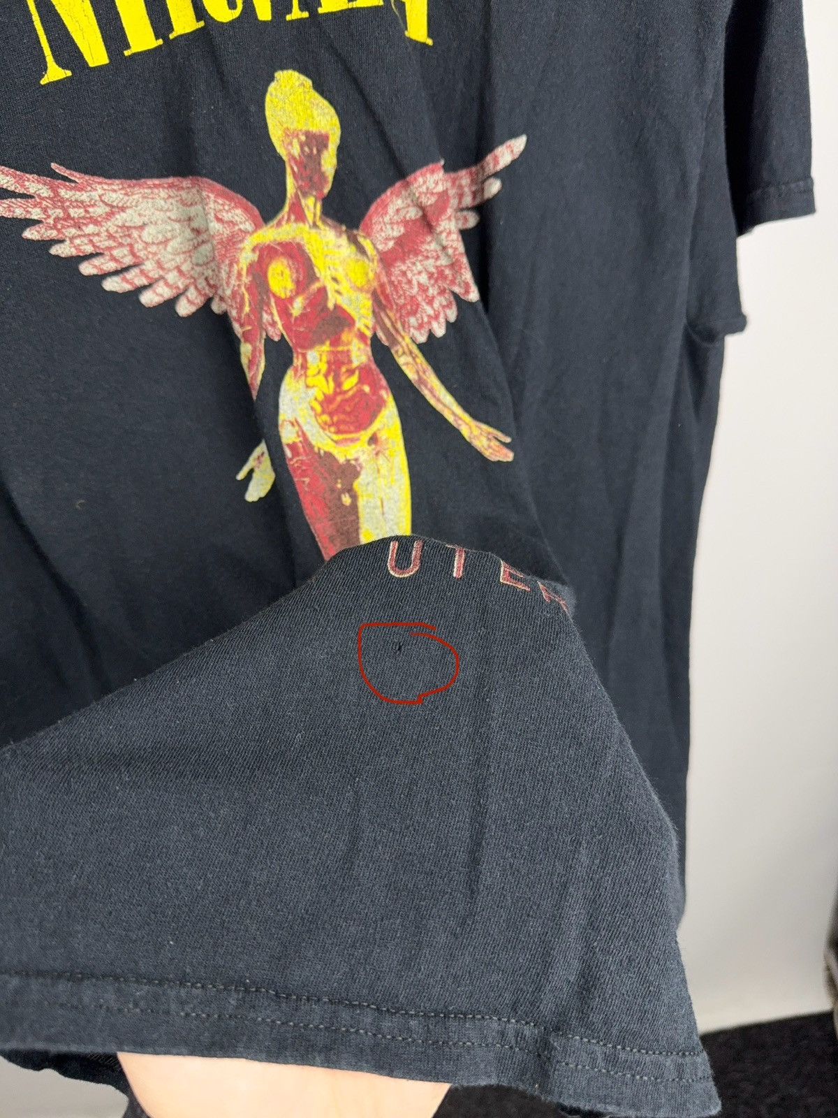 Nirvana 2020 Nirvana In Utero Angel Anatomy Graphic Grunge T-Shirt Size US M / EU 48-50 / 2 - 4 Thumbnail