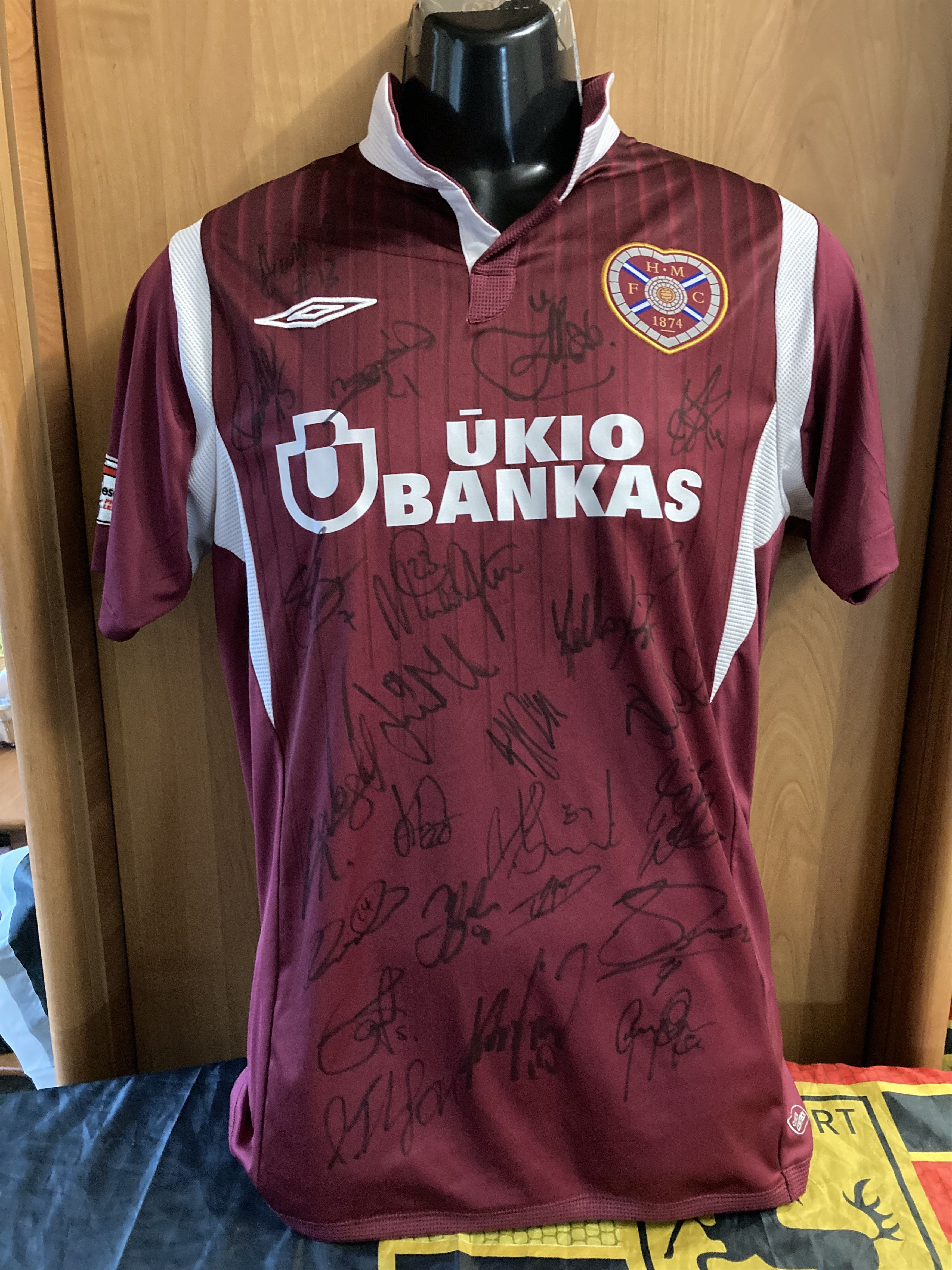 Maillot de foot Heart Of Midlothian Extérieur Taille L 2008
