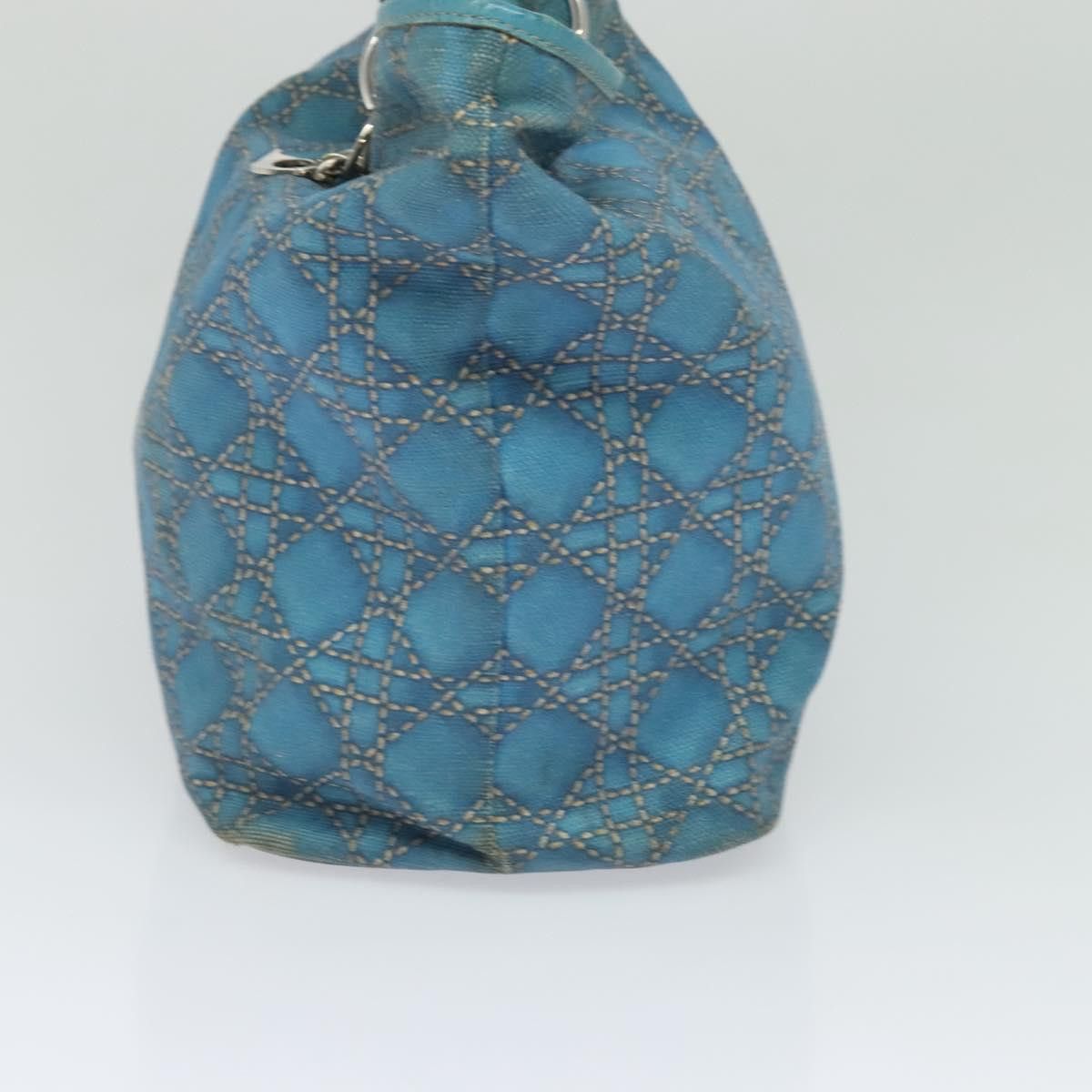 Dior DIOR Canage Tote Bag Coated Canvas Blue Silver Size ONE SIZE - 5 Thumbnail