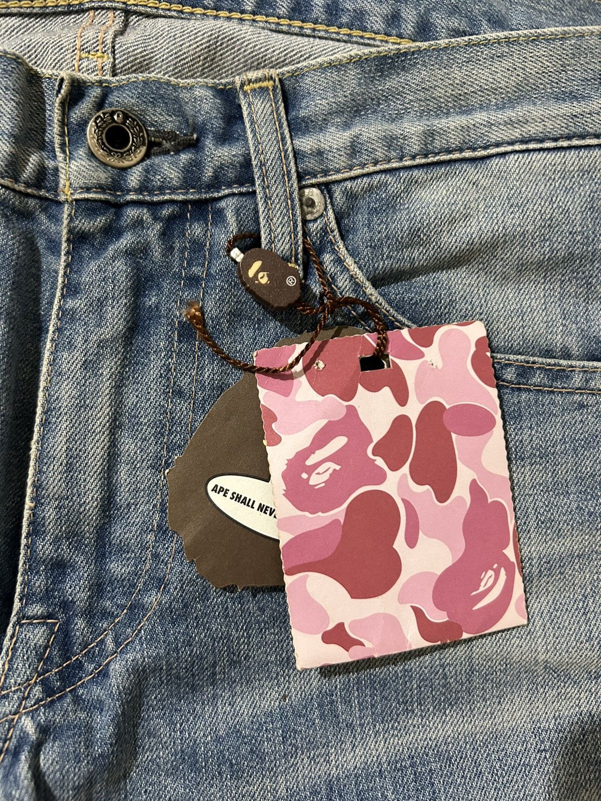 Bape Bapesta Denim Size 29" - 8 Thumbnail