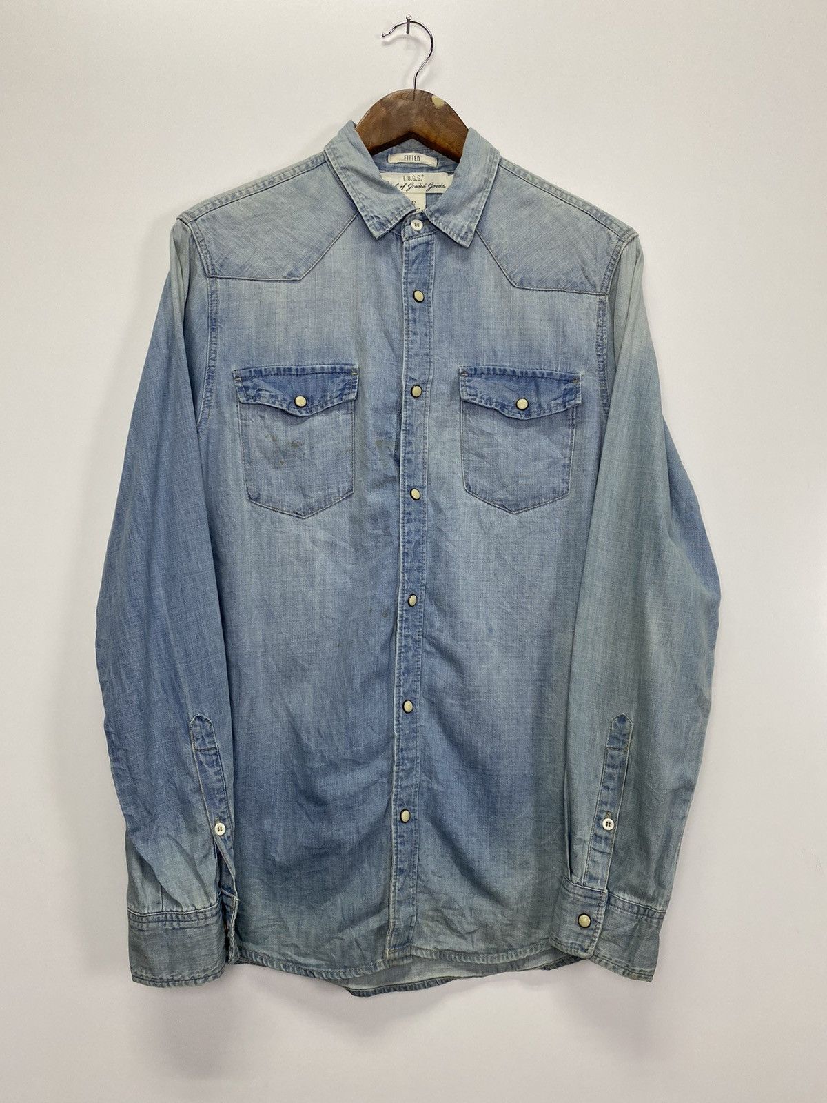 H&M H&M denim button up Size US S / EU 44-46 / 1 - 7 Thumbnail