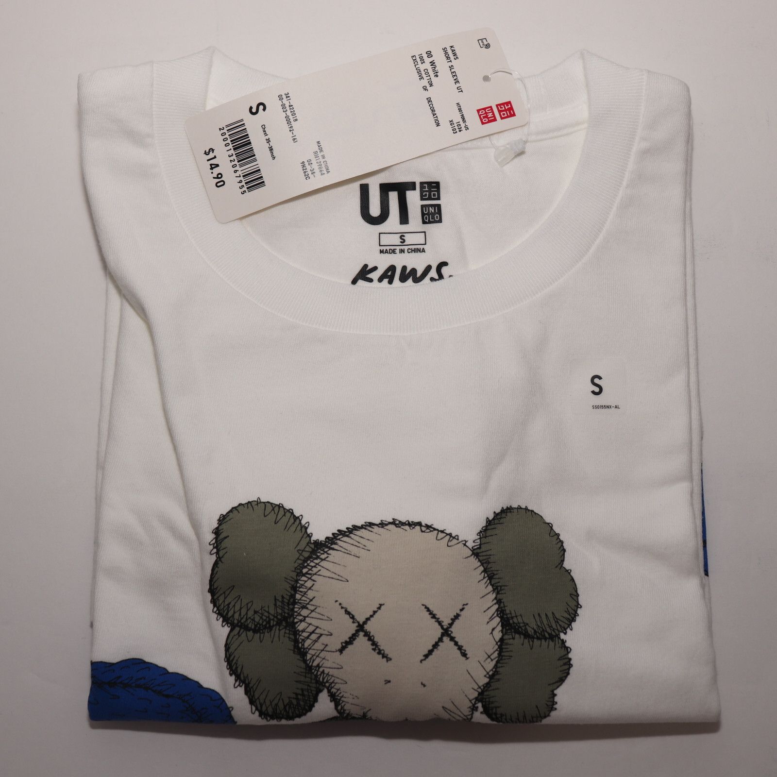 Kaws KAWS x Uniqlo Gone White Tee Size Small US Sizing White Com Size US S / EU 44-46 / 1 - 2 Thumbnail