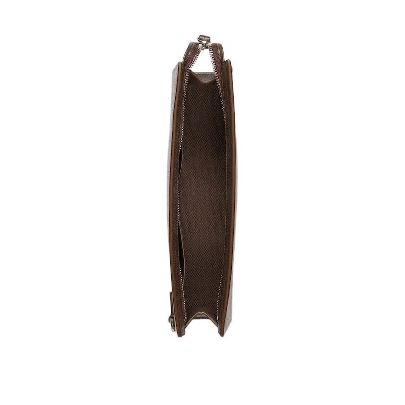 Gucci GUCCI Beige Ebony GG Canvas Pouch Size ONE SIZE - 5 Thumbnail
