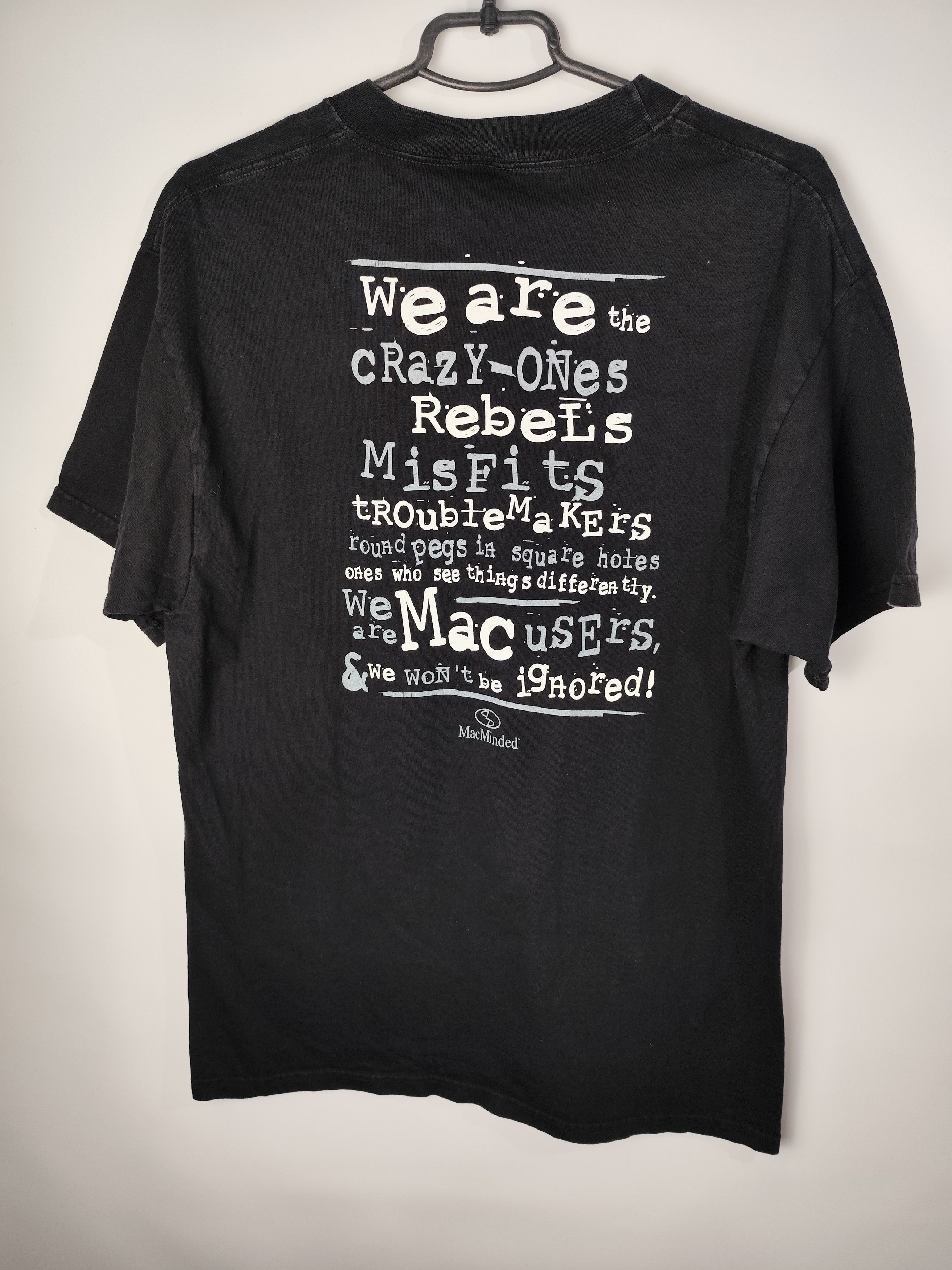 Apple Vintage streetwear y2k Mac Minded Apple T-Shirt Size US L / EU 52-54 / 3 - 4 Thumbnail
