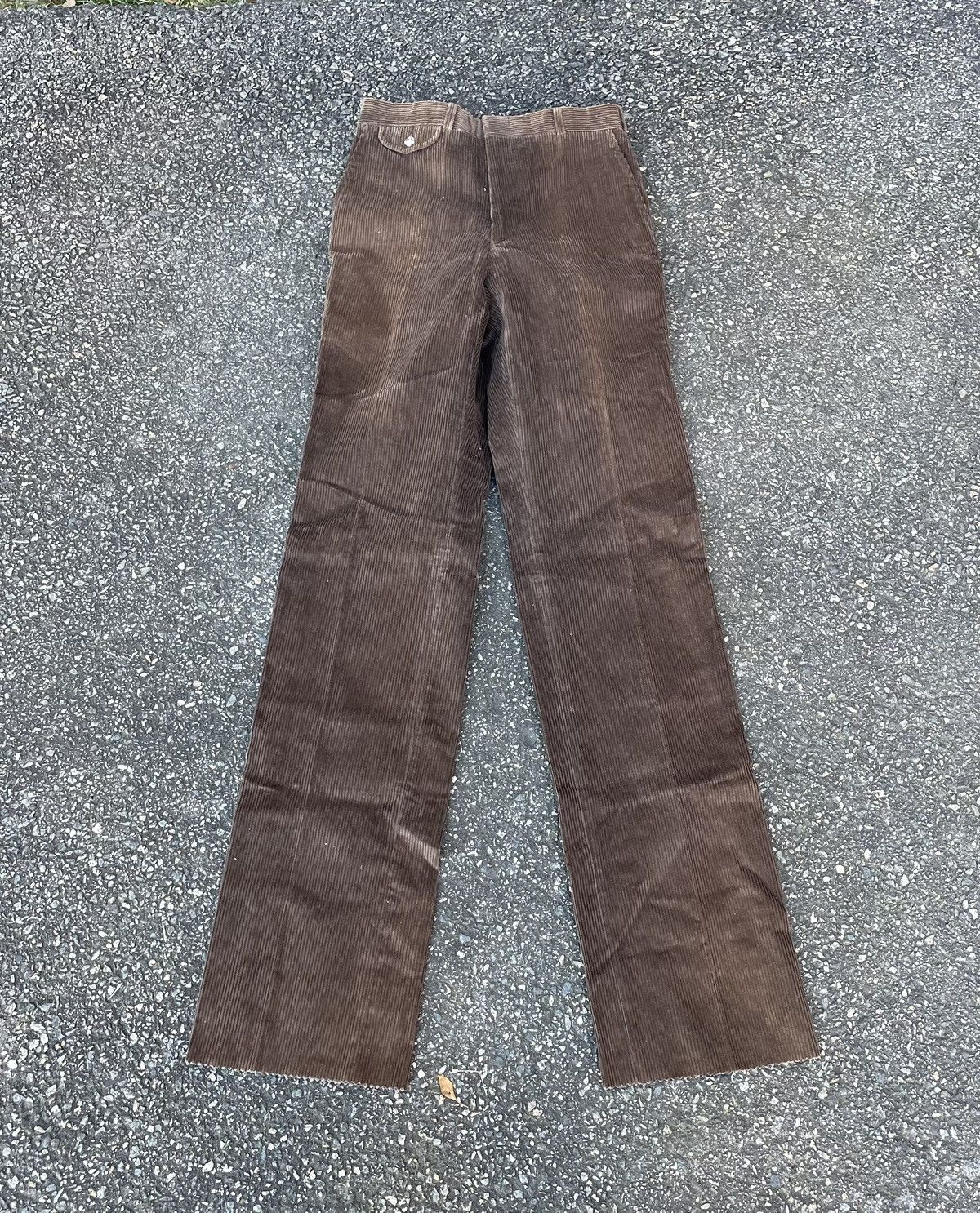 Lands' End NWT 90s Lands' End Men's Corduroy Flat Front Pants 30x36 Size US 30 / EU 46 - 1 Thumbnail