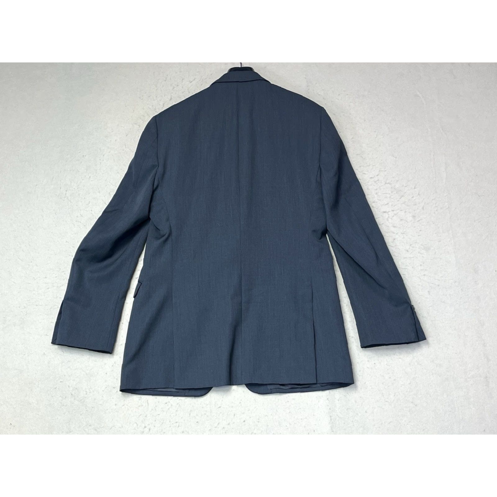 DKNY DKNY mens charcoal gray sport coat jacket blazer 42L Wool Blend Two-Button Notch Lapel Regular Fit Casual Business Party/Cocktail Wedding Mens Size 42R - 2 Thumbnail