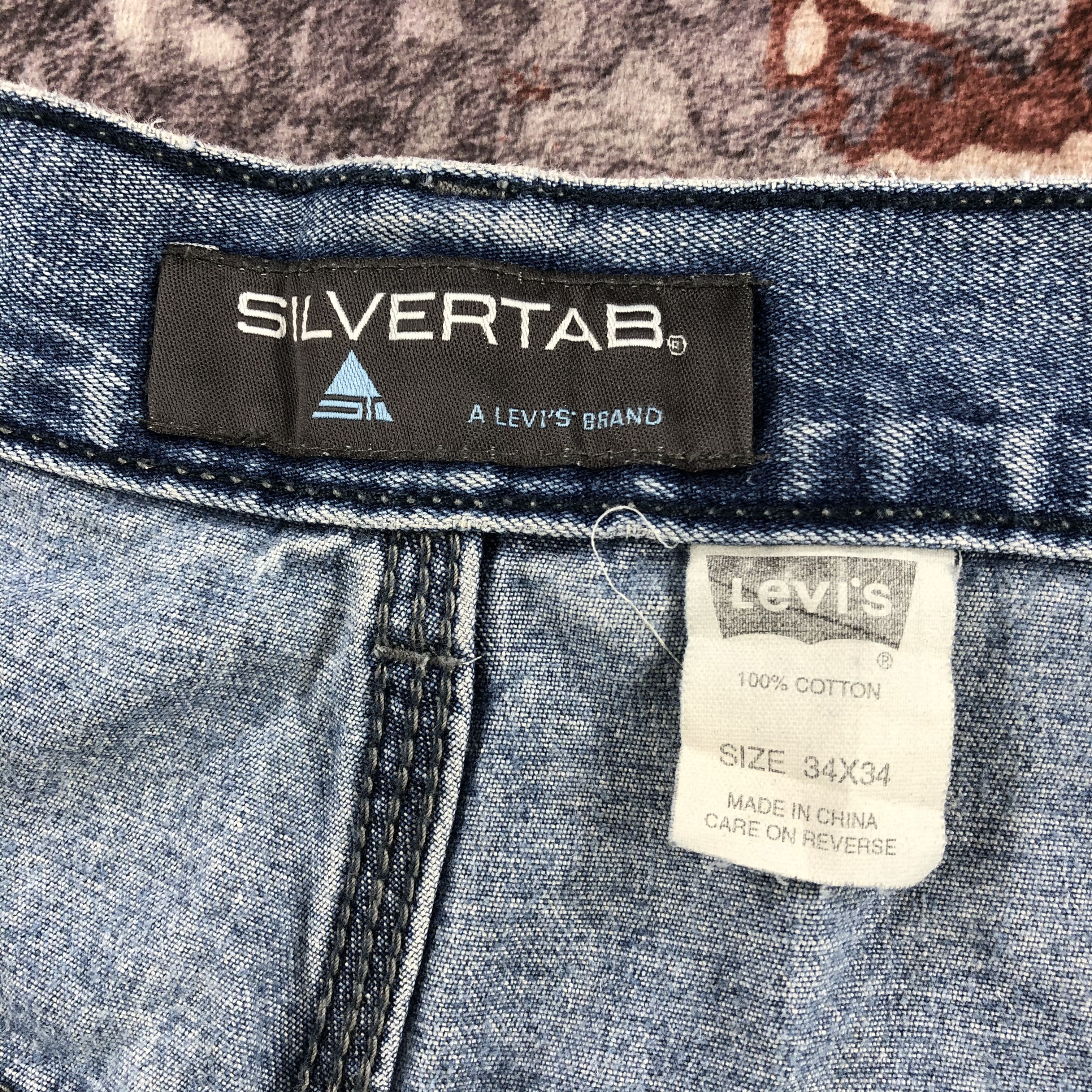 Levi's × Vintage Vintage Blue Wash Levis SilverTab Jeans-JM2659 Size US 34 / EU 50 - 13 Thumbnail