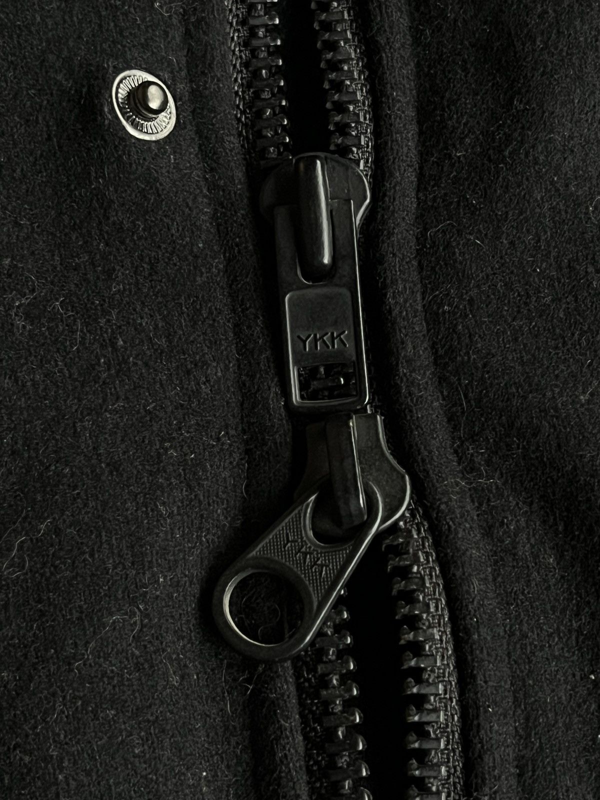 14th Addiction 2000s JAPANESE ASYMMETRICAL WOOL ZIP JACKET BIKERS VKEI PUNK Size US L / EU 52-54 / 3 - 11 Thumbnail