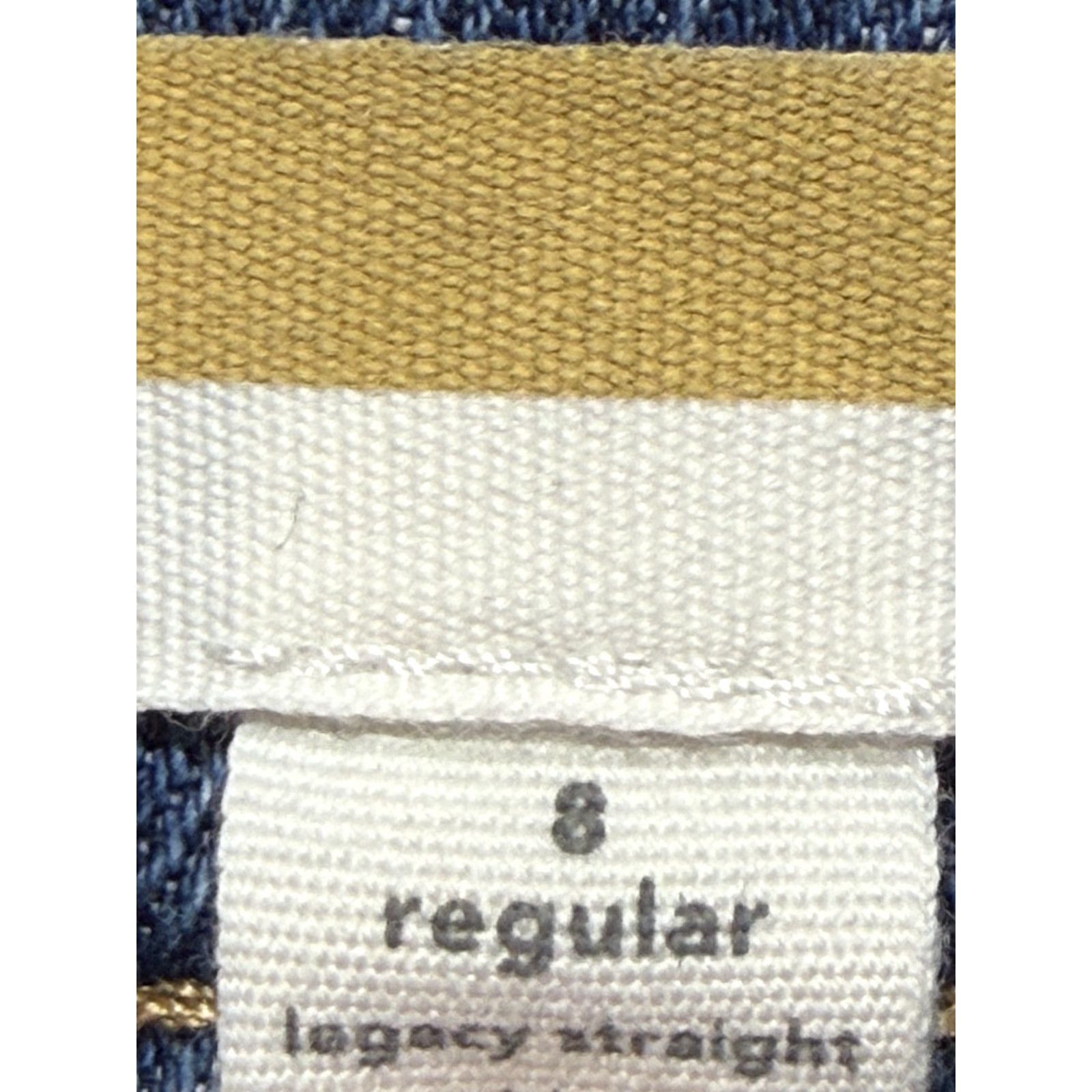 Denime Maurcies Jeans Women 8 Regular Denim Blue 29X30 Mid Distress Straight 5-Pocket Pants Size 30" / US 8 / IT 44 - 4 Thumbnail
