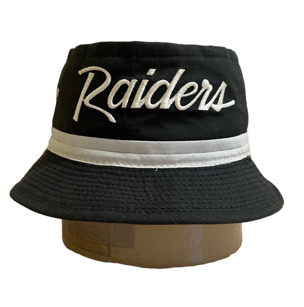 Sports Specialties × Vintage Los Angeles Raiders Sports Specialties 7 3/8 Bucket Hat Size ONE SIZE - 2 Thumbnail