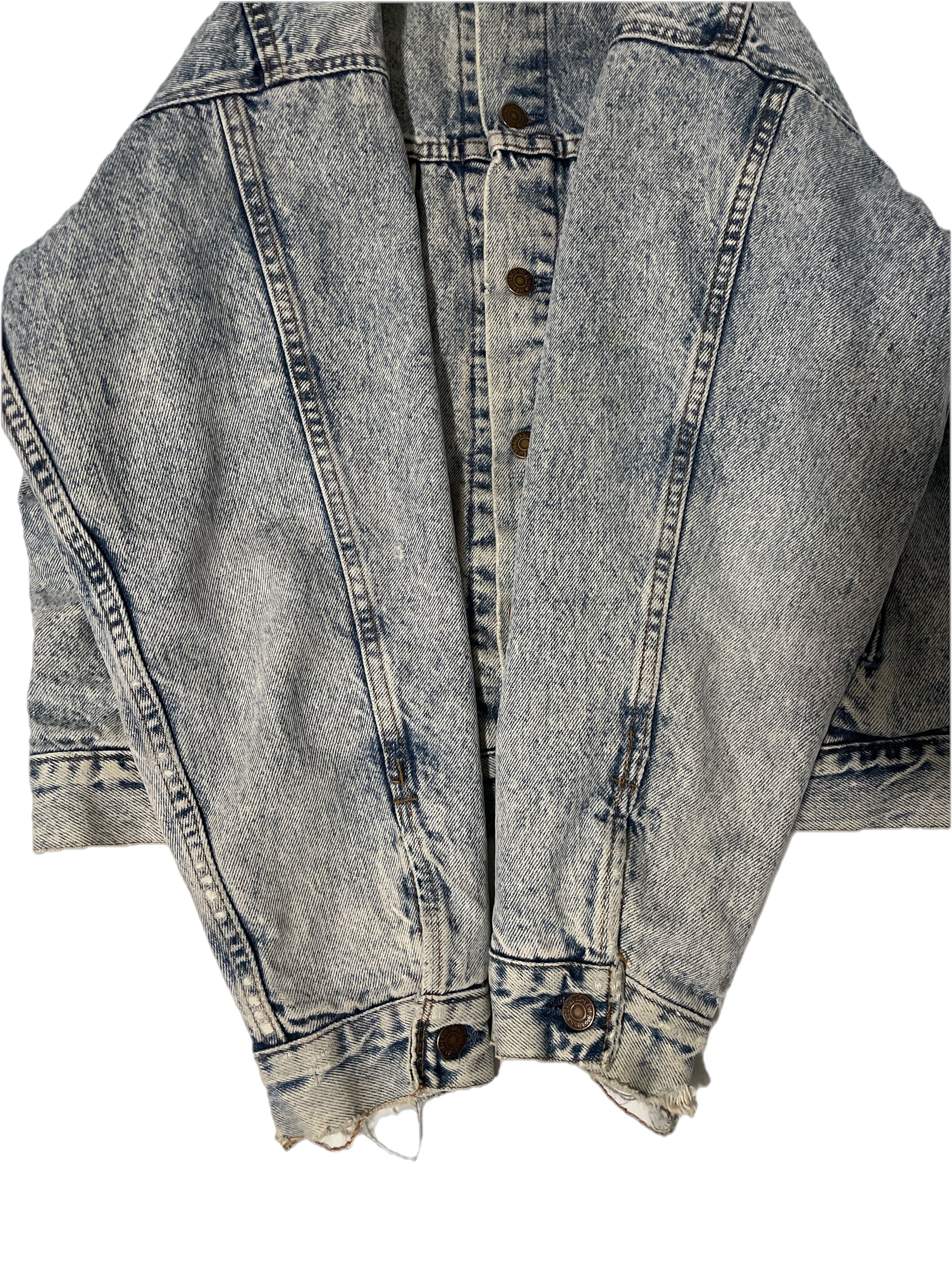 Levi's Vintage Clothing Vintage Levis Flannel Lined Denim Trucker Size US M / EU 48-50 / 2 - 7 Thumbnail