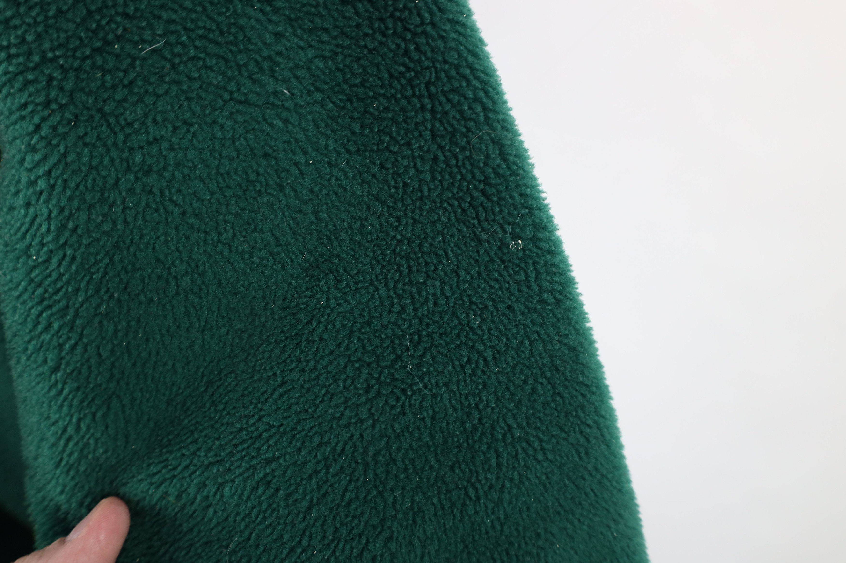 Rei × Vintage Vintage 90s REI Blank Full Zip Fleece Jacket Green USA Size US S / EU 44-46 / 1 - 8 Thumbnail