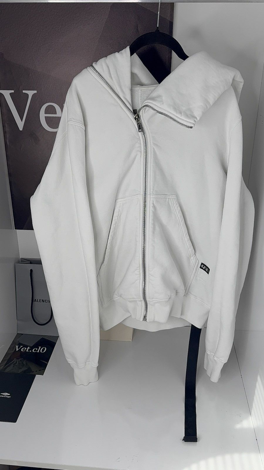 Rick Owens × Rick Owens Drkshdw FW17 Rick Owens Mountain Hoodie