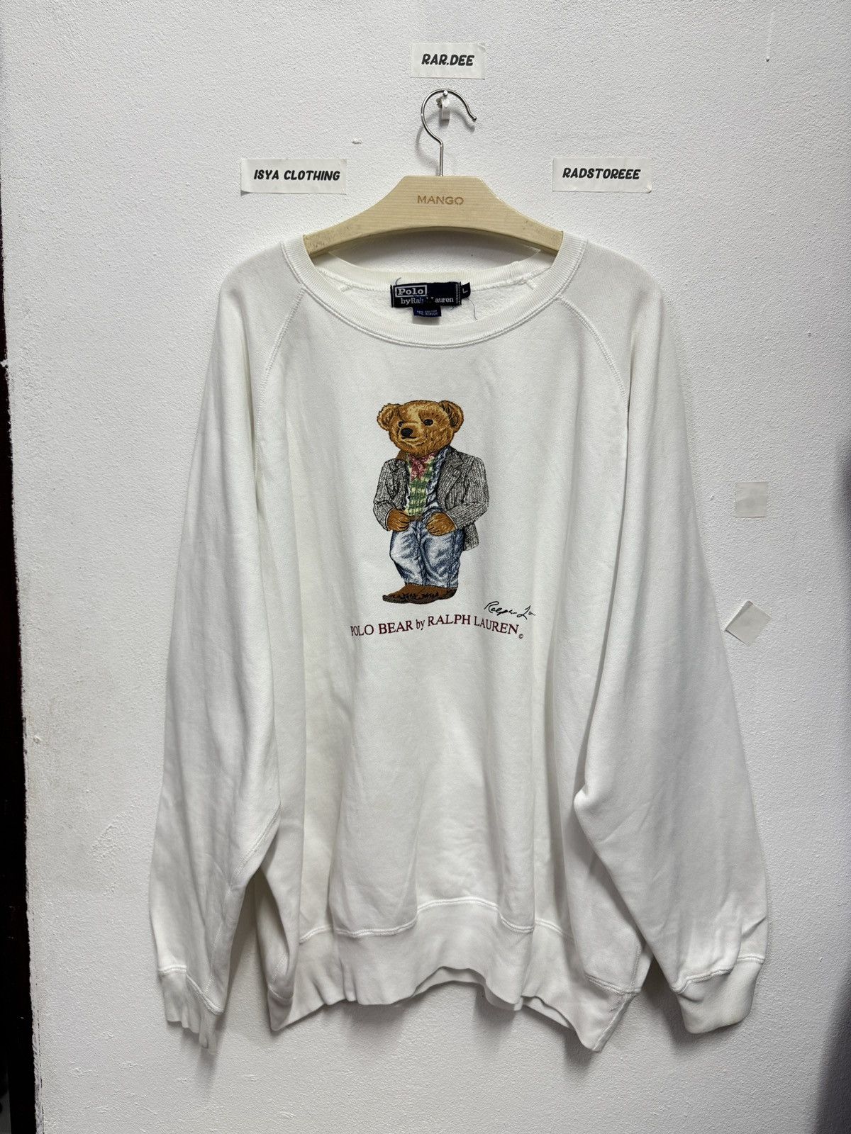 Polo Ralph Lauren Vintage Polo Bear Ralph Laurent Sweatshirt Size US L / EU 52-54 / 3 - 2 Thumbnail