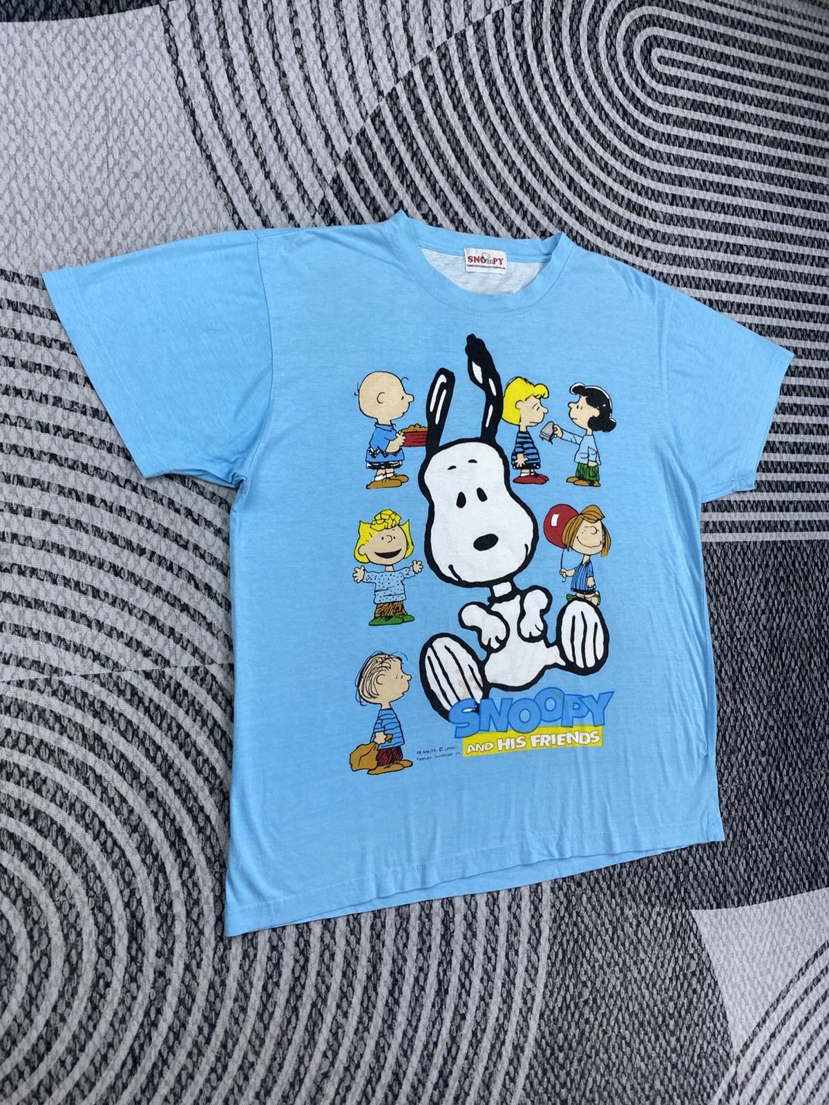 Peanuts 🔥70s Vintage Peanuts Snoopy Printed Shirt Size US M / EU 48-50 / 2 - 3 Thumbnail