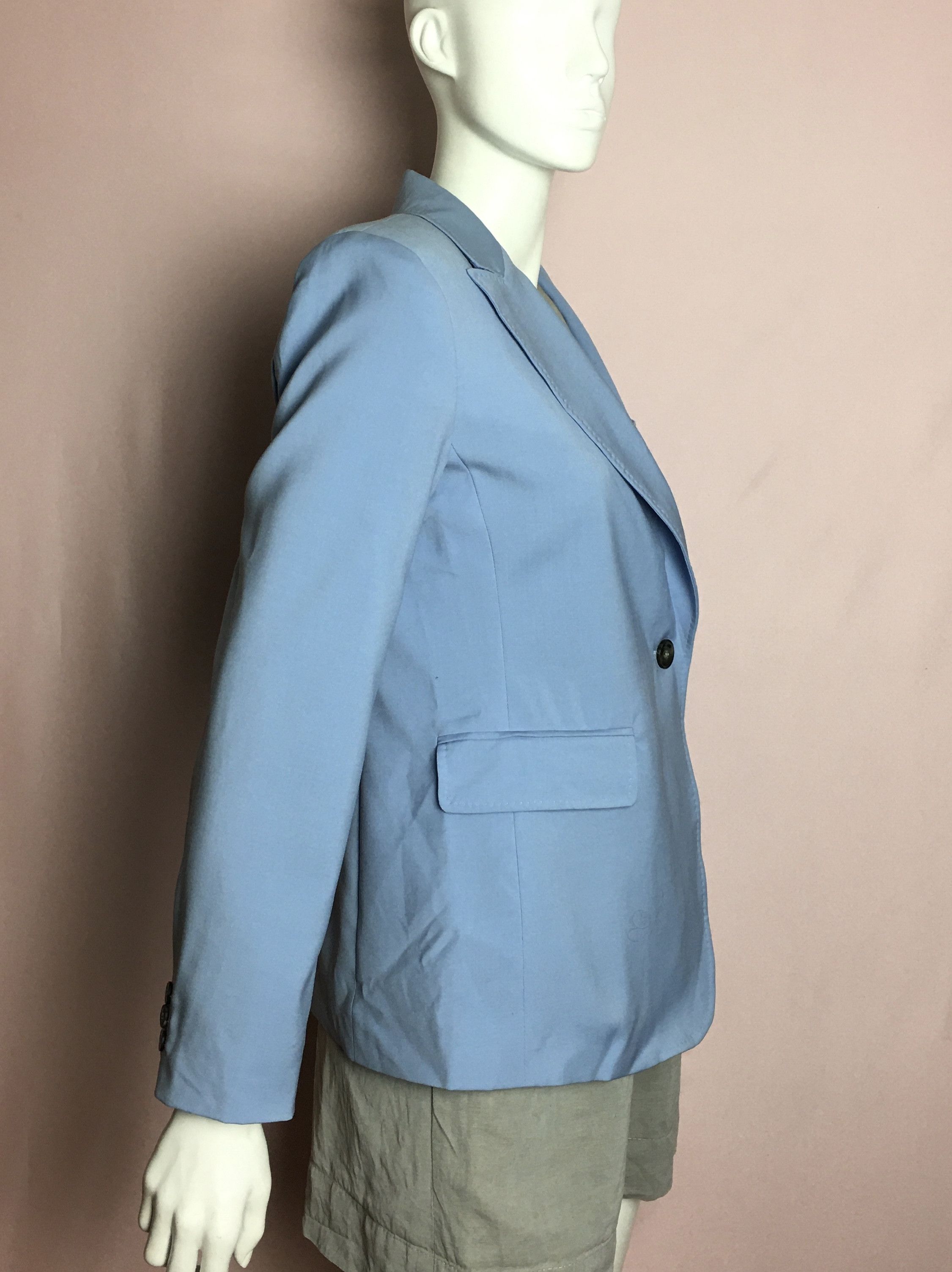 Weekend Max Mara Max Mara Weekend Gelosia Light Blue Wool Jacket Size M / US 6-8 / IT 42-44 - 6 Thumbnail