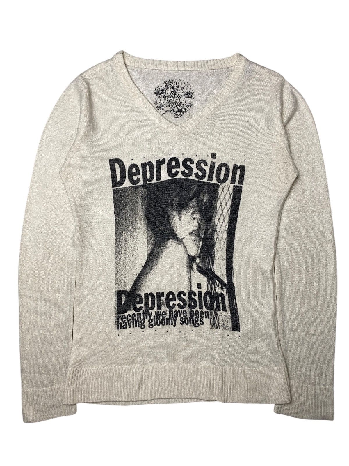 Hysteric Glamour × If Six Was Nine × Japanese Brand 2000's Aesthetic Punk Girl Longsleeve Size US S / EU 44-46 / 1 - 1 Thumbnail
