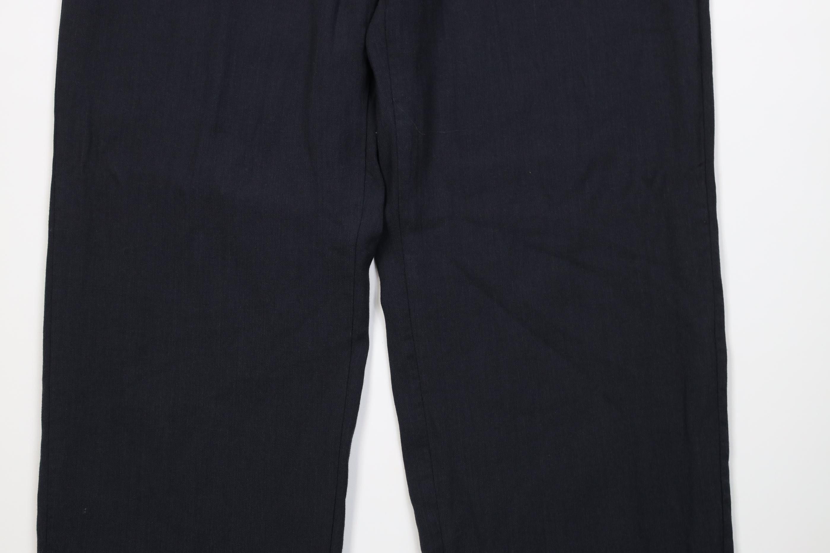 Vintage Vintage 90s Streetwear Gabardine Knit Wide Leg Chino Pants Size US 38 / EU 54 - 3 Thumbnail
