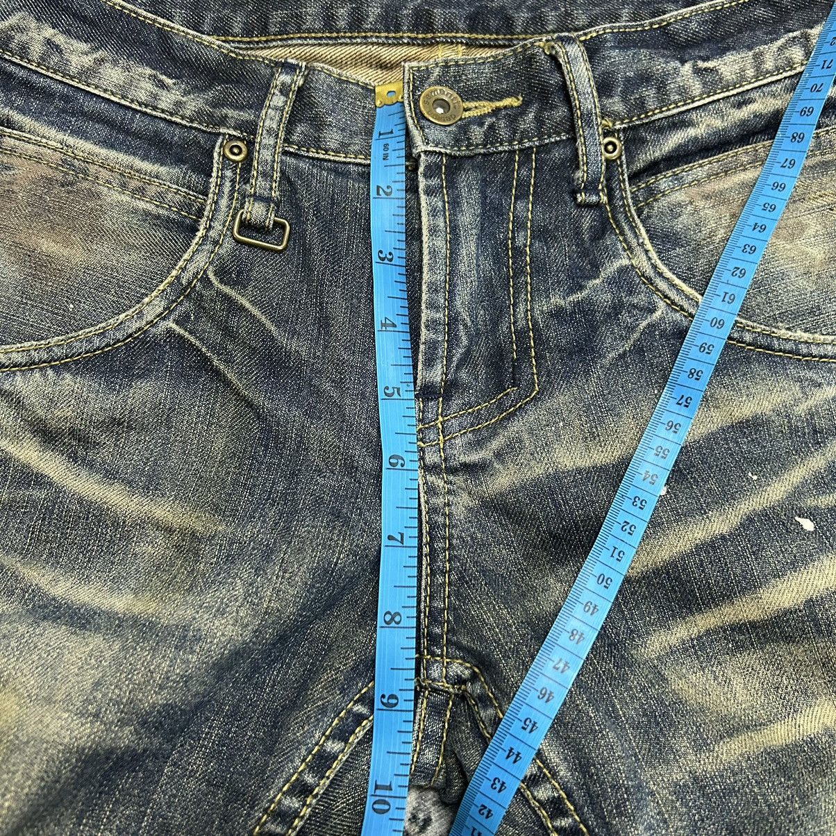 If Six Was Nine Y2k Painted Semantic Style Jeans Size US 32 / EU 48 - 14 Thumbnail