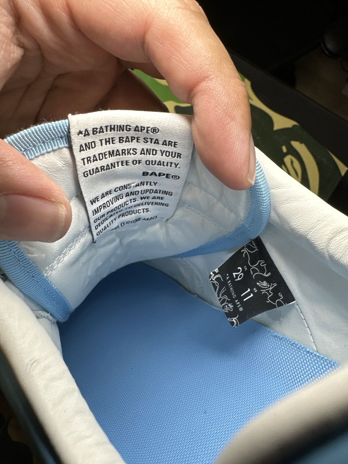 Bape Bapesta Size US 11 / EU 44 - 9 Thumbnail
