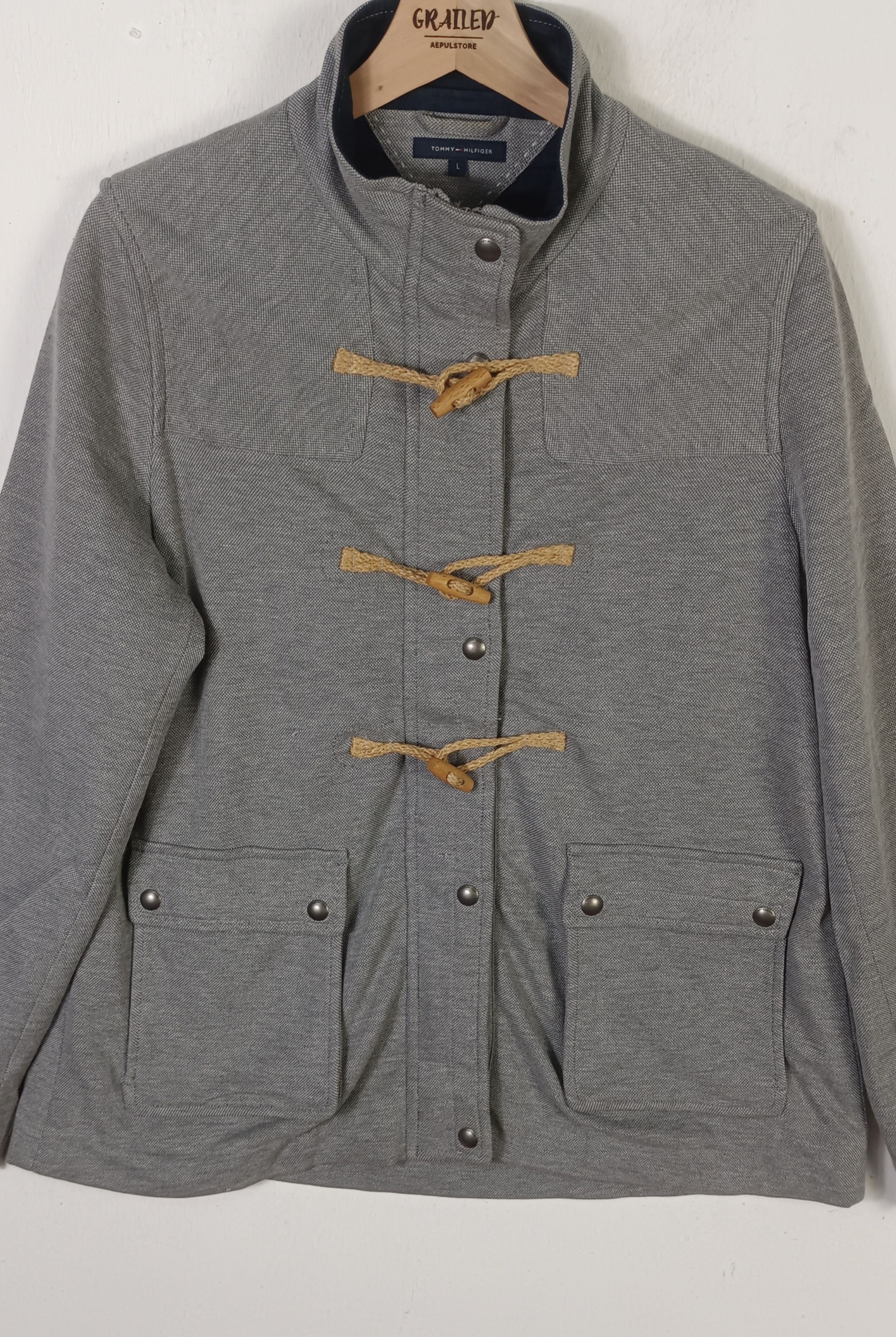 Tommy Hilfiger Rare🔥 Tommy Hilfiger Duffeal Coat Made In Turkey Size US L / EU 52-54 / 3 - 3 Thumbnail