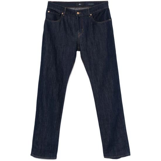 7 For All Mankind 7 FOR ALL MANKIND Men Denim Pants 7T121U03 THE STRAIG OTA BLUE Size US 31 - 1 Thumbnail