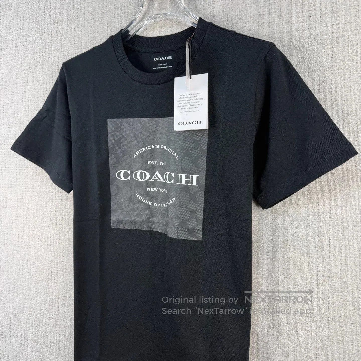 Coach COACH SS24 Square Letter Print Crewneck Tee. Size US S / EU 44-46 / 1 - 2 Thumbnail