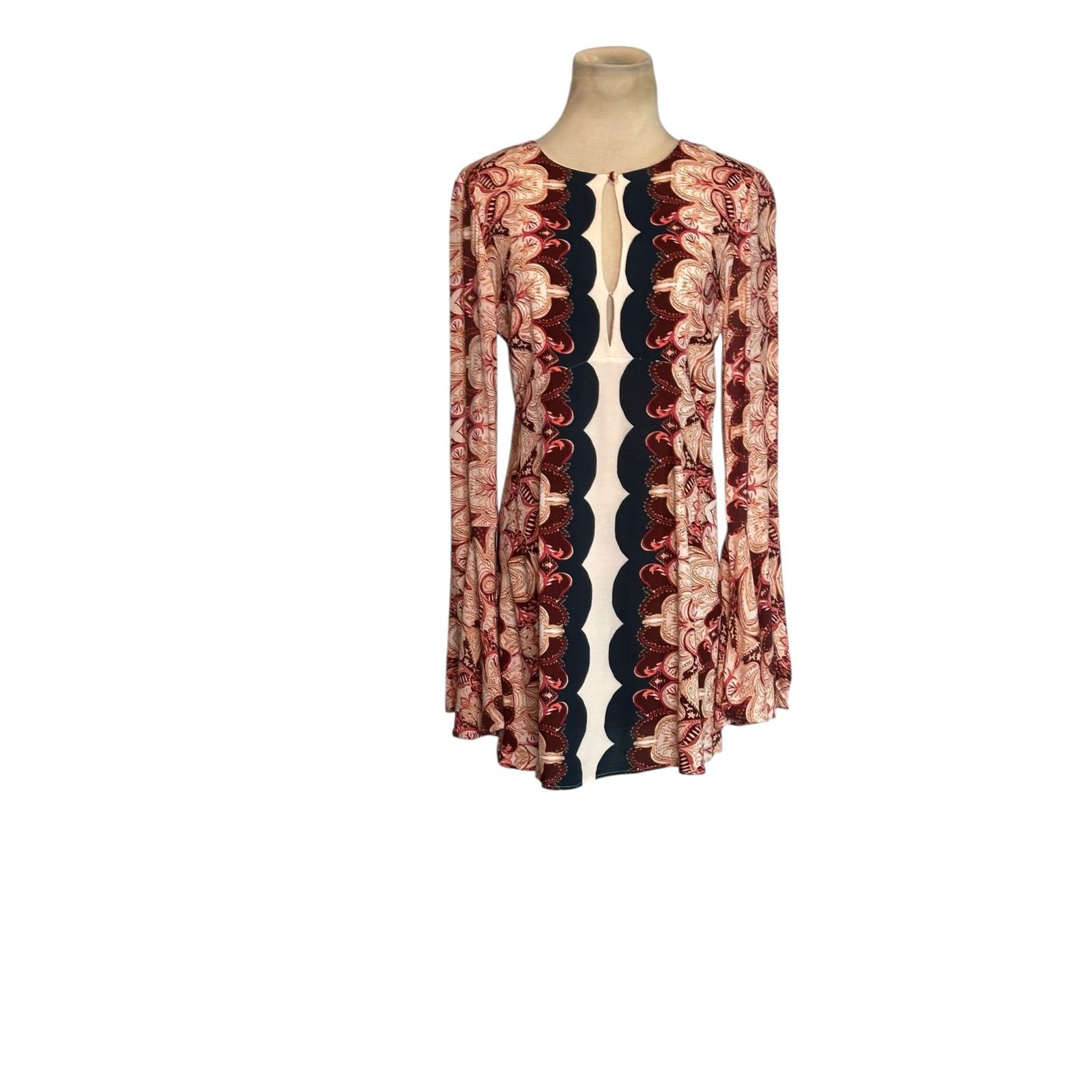 Free People Free people bell sleeves neck boho mini dress size 6 Size M / US 6-8 / IT 42-44 - 11 Thumbnail