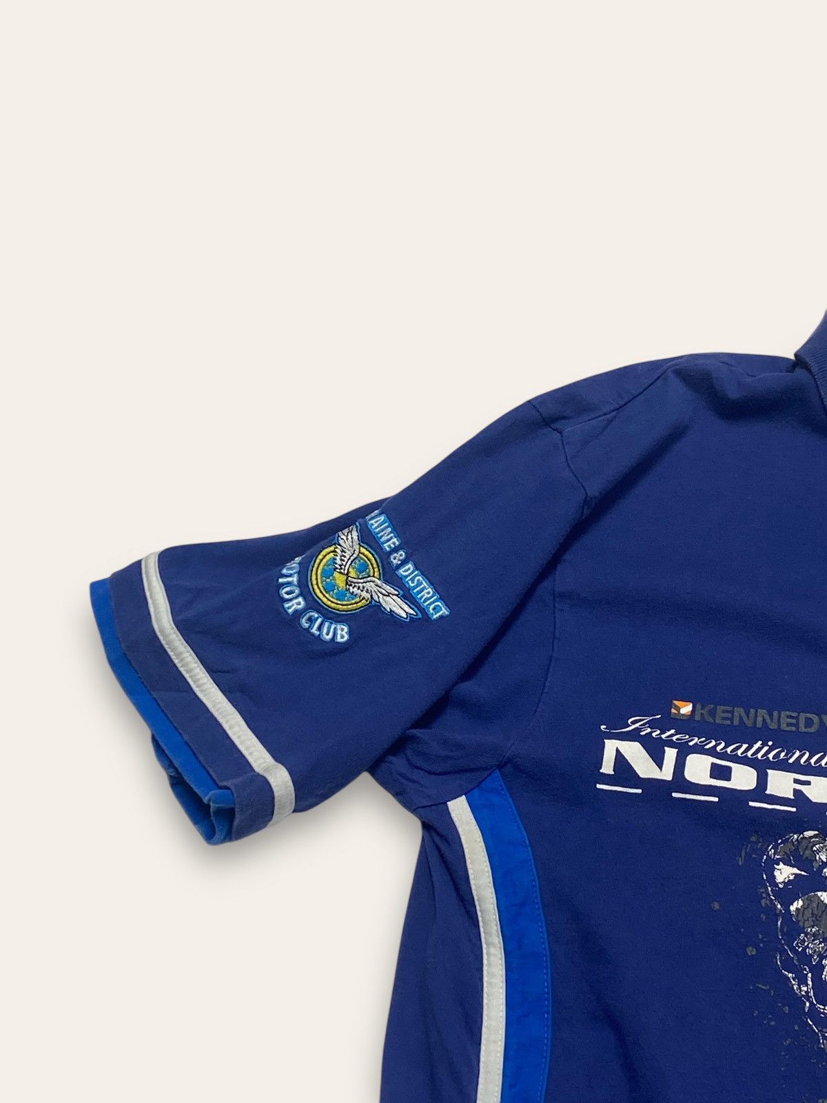 Vintage Vintage NORTH WEST KENNEDY Racing Many Logos Polo Shirt Y2K Size US S / EU 44-46 / 1 - 4 Thumbnail
