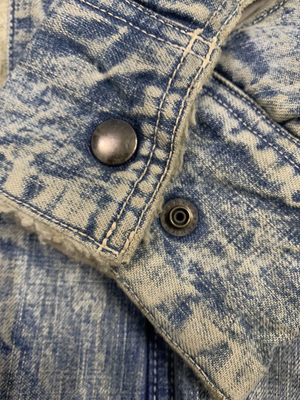 Japanese Brand Vintage Ice Fire Japan Oversized Sherpa Lined Denim Jacket Size US L / EU 52-54 / 3 - 10 Thumbnail
