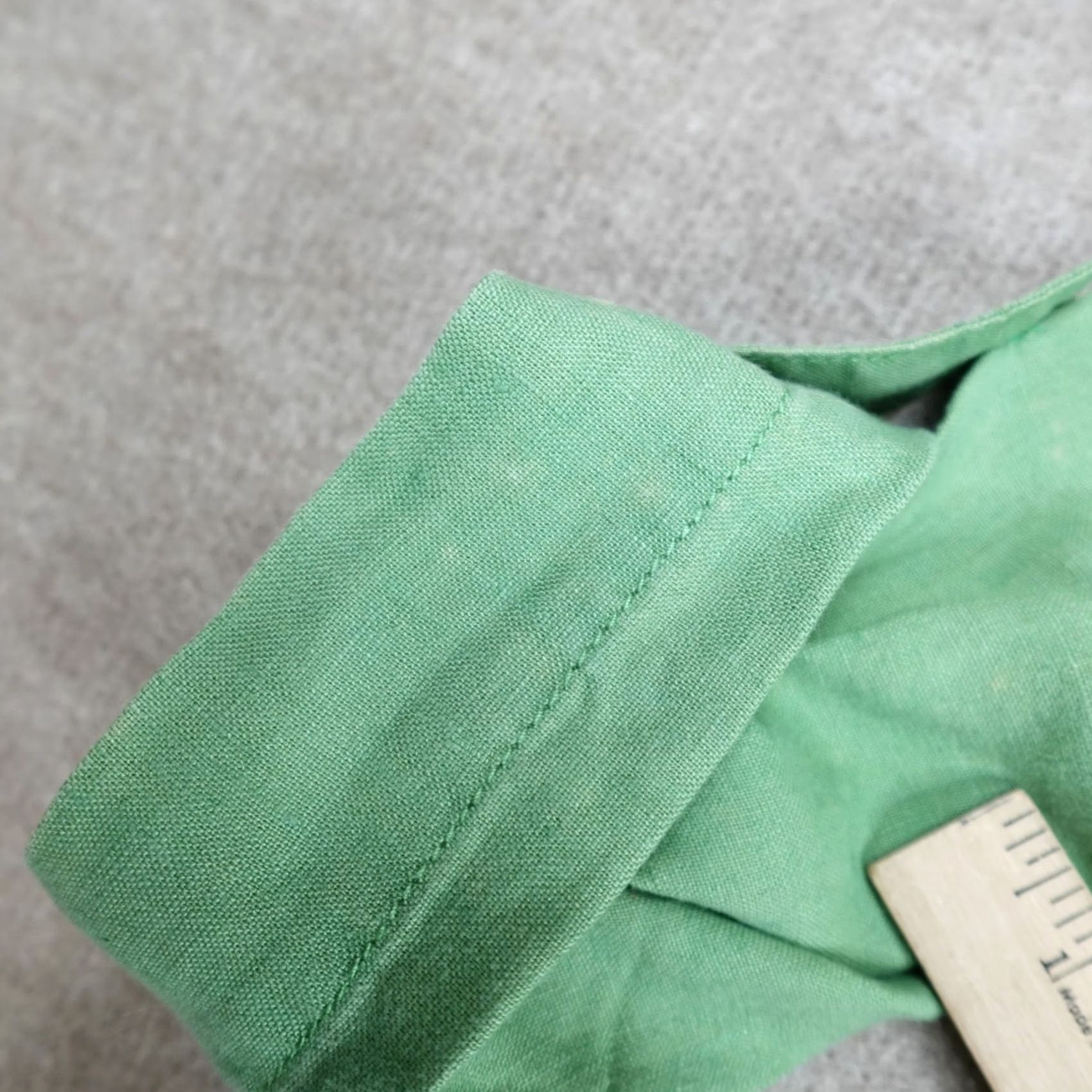 Boden Boden Dress Shirt Dress 8L Green Linen Roll Tab Utility Shirtdress Women Size 8 Knee Length Pockets Casual Size M / US 6-8 / IT 42-44 - 7 Thumbnail