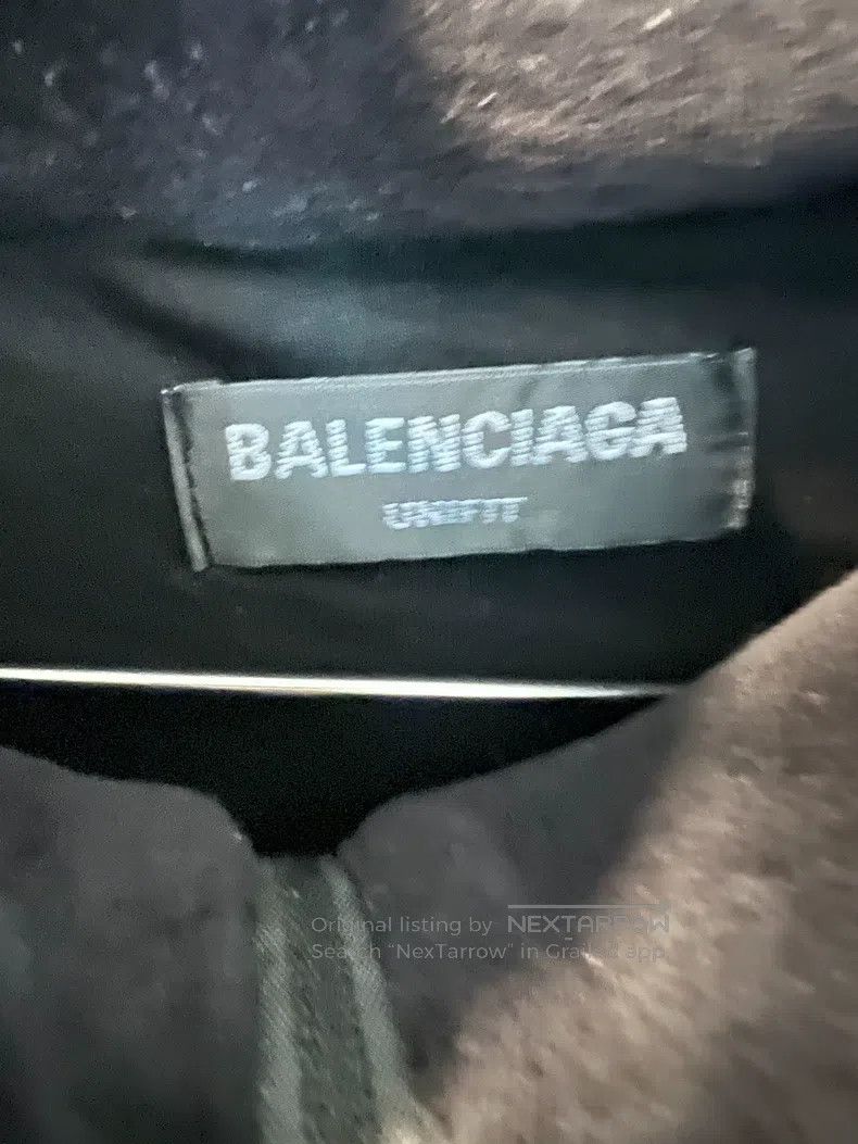 Balenciaga Balenciaga Velvet material zip-up hoodie Size US S / EU 44-46 / 1 - 3 Thumbnail