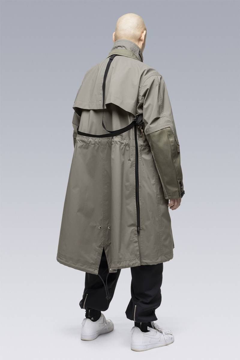 Acronym × Sacai Sac-j2760 trench coat - alpha green SIZE 2/M Size US M / EU 48-50 / 2 - 3 Thumbnail